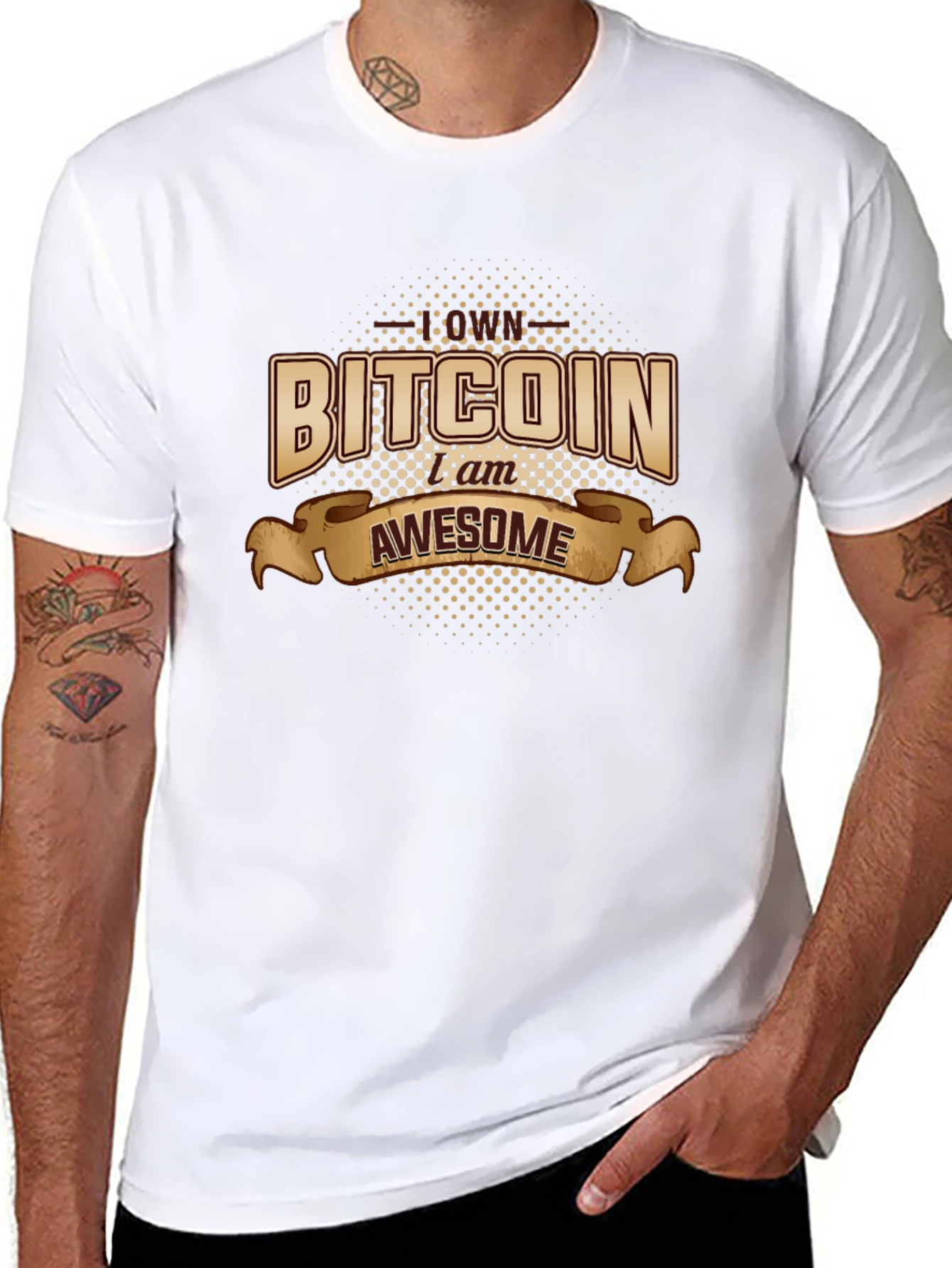 Bitcoin Awesome Black T-Shirt