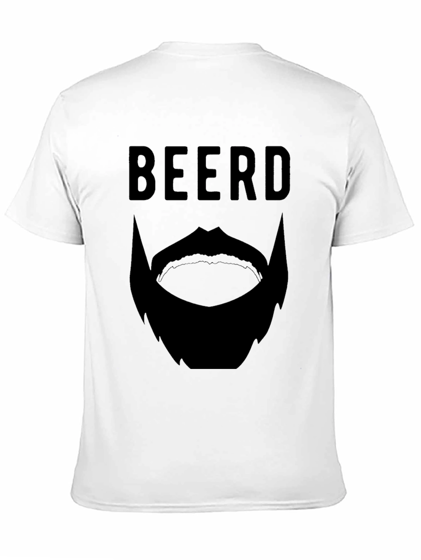 Mens Black BEERD Graphic Tee
