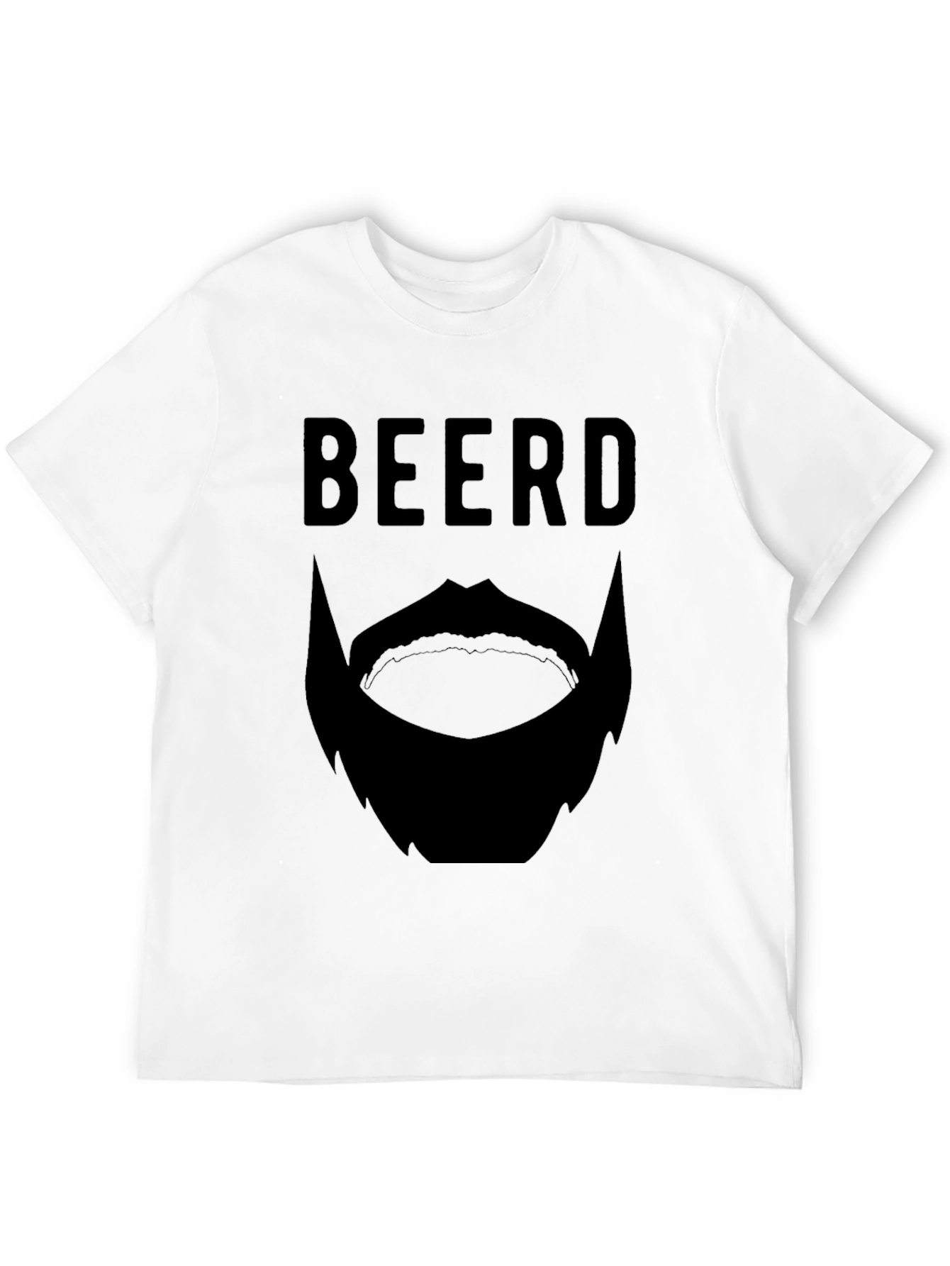 Mens Black BEERD Graphic Tee