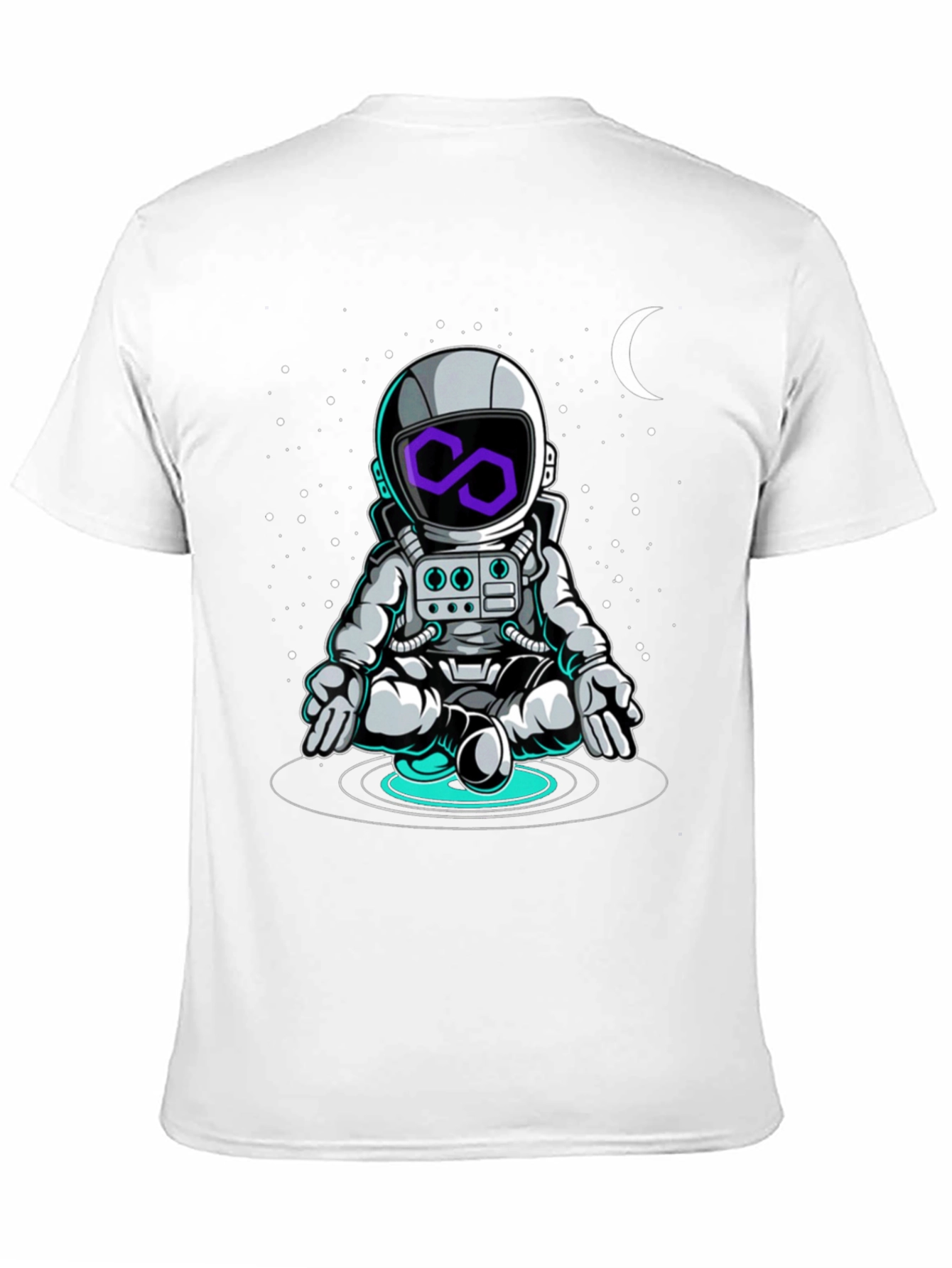 Astronaut in Space T-Shirt - Cosmic Zen