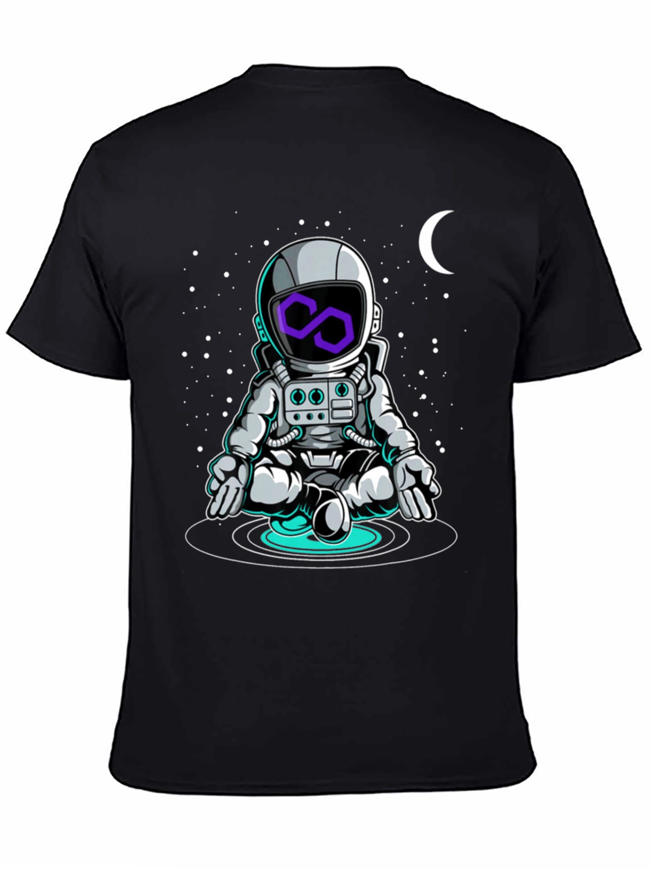 Astronaut in Space T-Shirt - Cosmic Zen