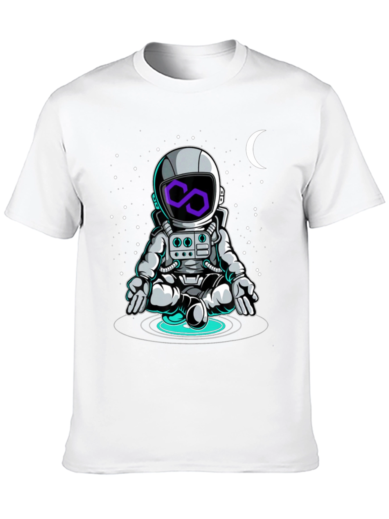 Astronaut in Space T-Shirt - Cosmic Zen
