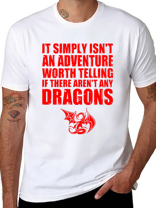 Dragon Adventure T-Shirt - Black Graphic Tee
