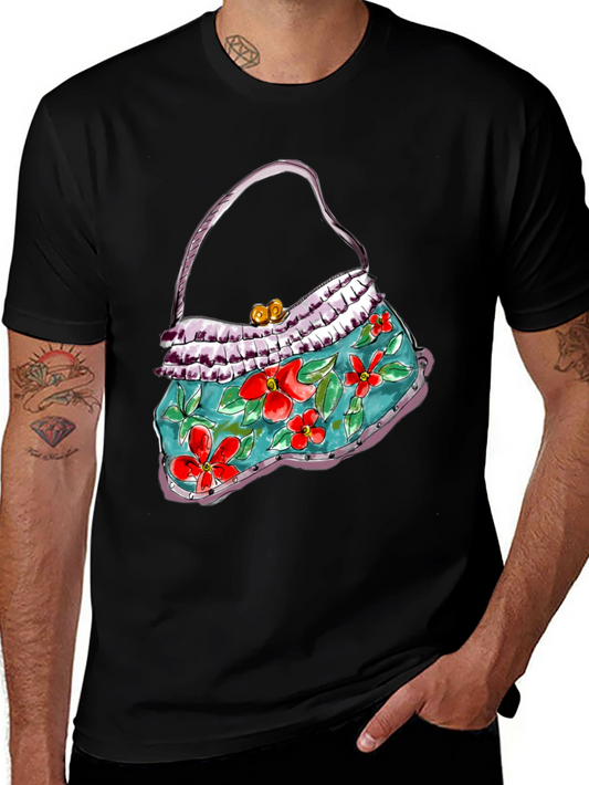 Floral Purse Graphic T-Shirt