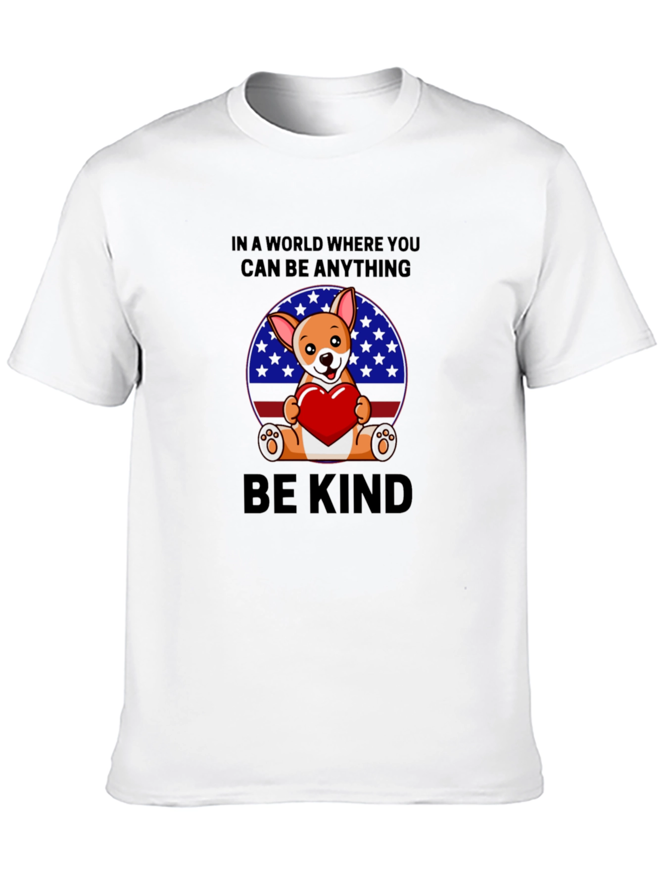 Be Kind T-Shirt - Dog with Heart