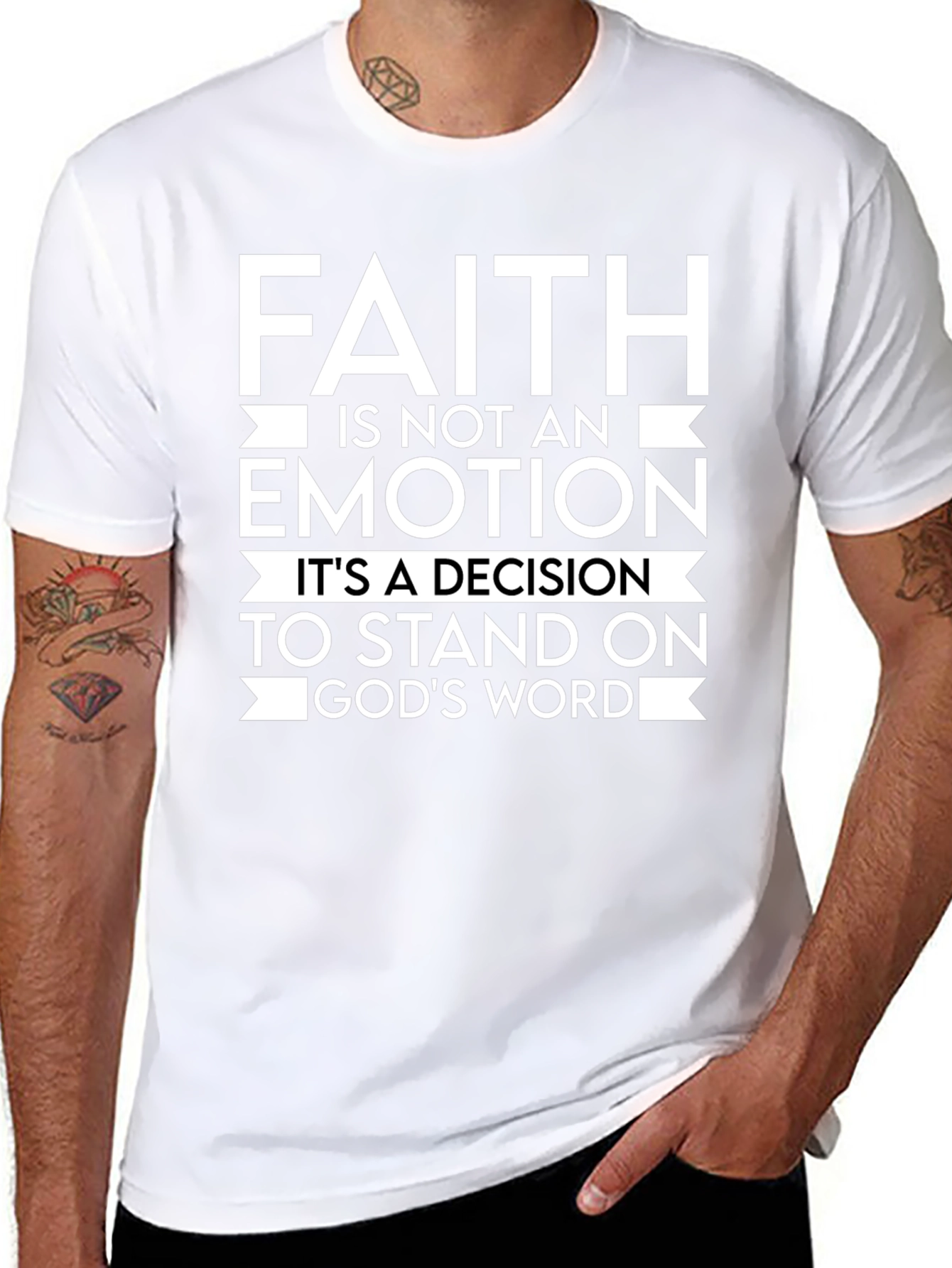Faith Decision T-Shirt: Gods Word Design