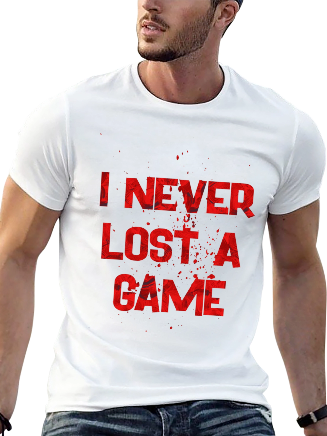I NEVER LOST A GAME Graphic T-Shirt