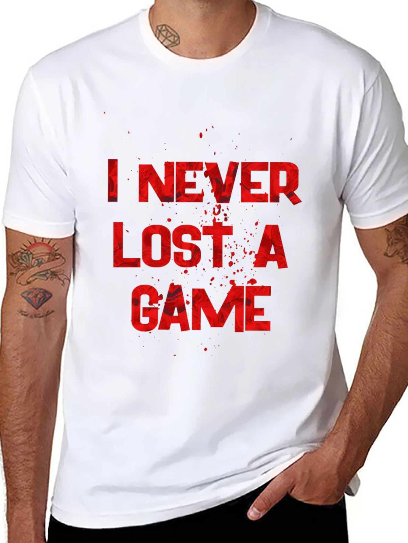 I NEVER LOST A GAME Graphic T-Shirt