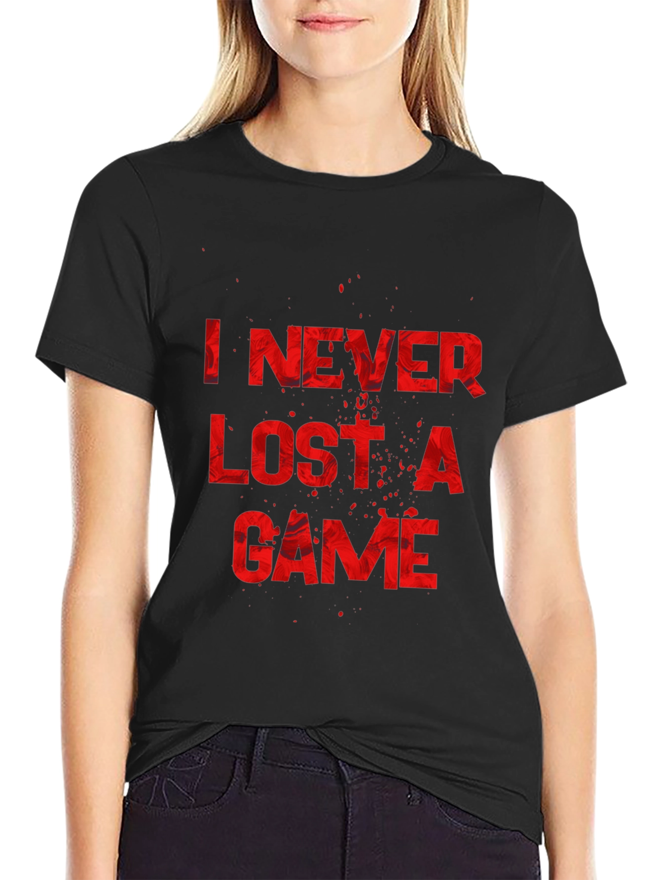 I NEVER LOST A GAME Graphic T-Shirt