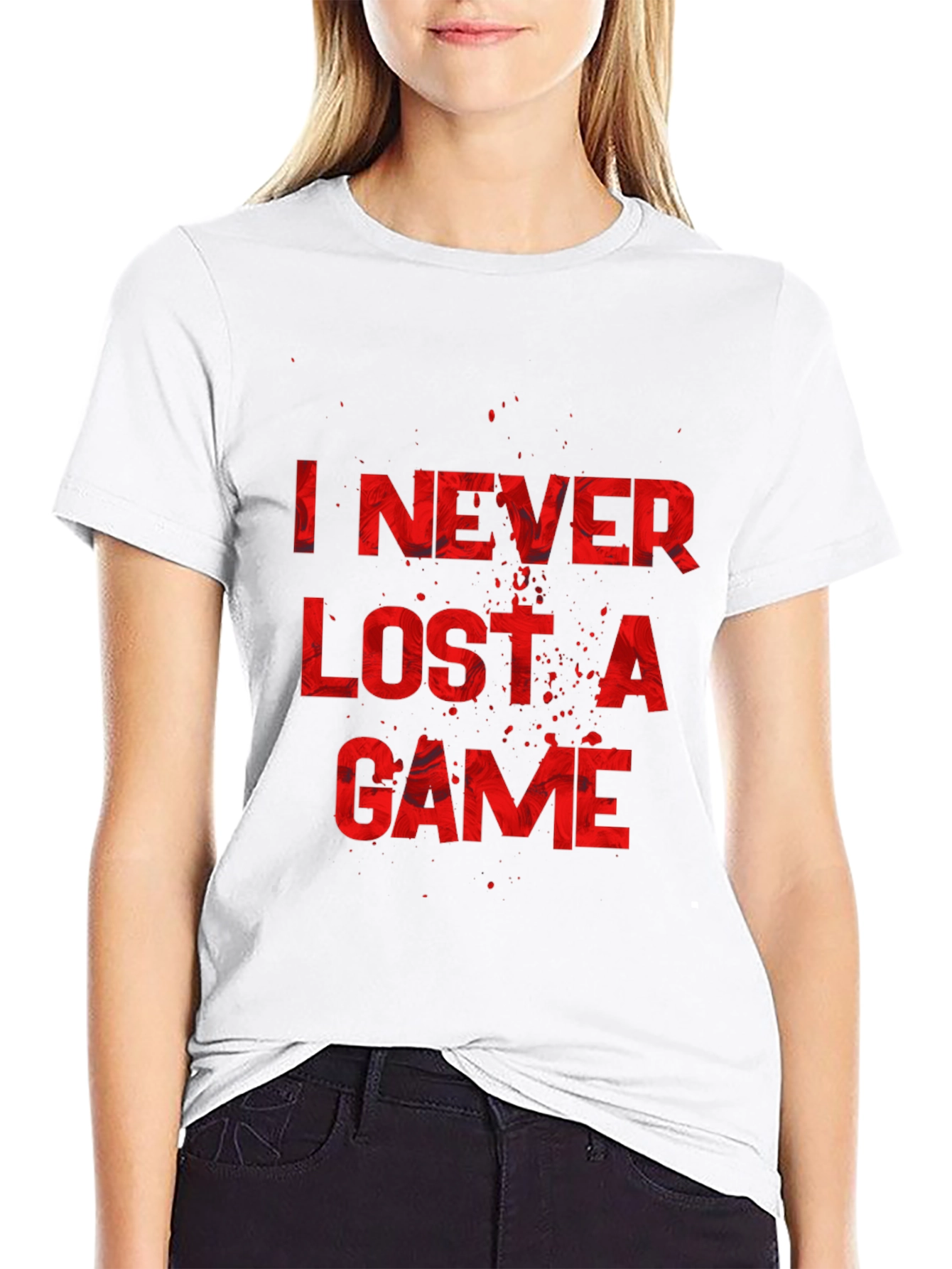 I NEVER LOST A GAME Graphic T-Shirt
