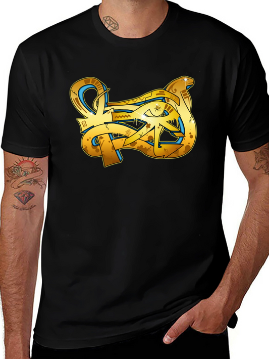 Graphic Tee - Egyptian Eye Design - Soft Cotton