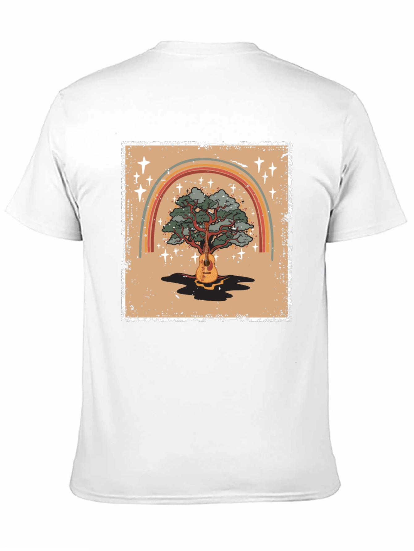 Guitar Tree Rainbow Graphic Tee - Unisex