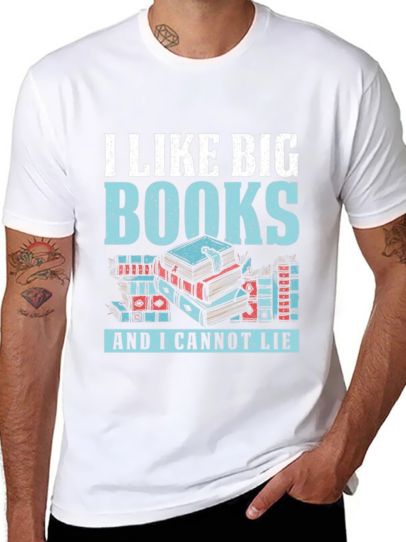 I Like Big Books T-Shirt for Book Lovers