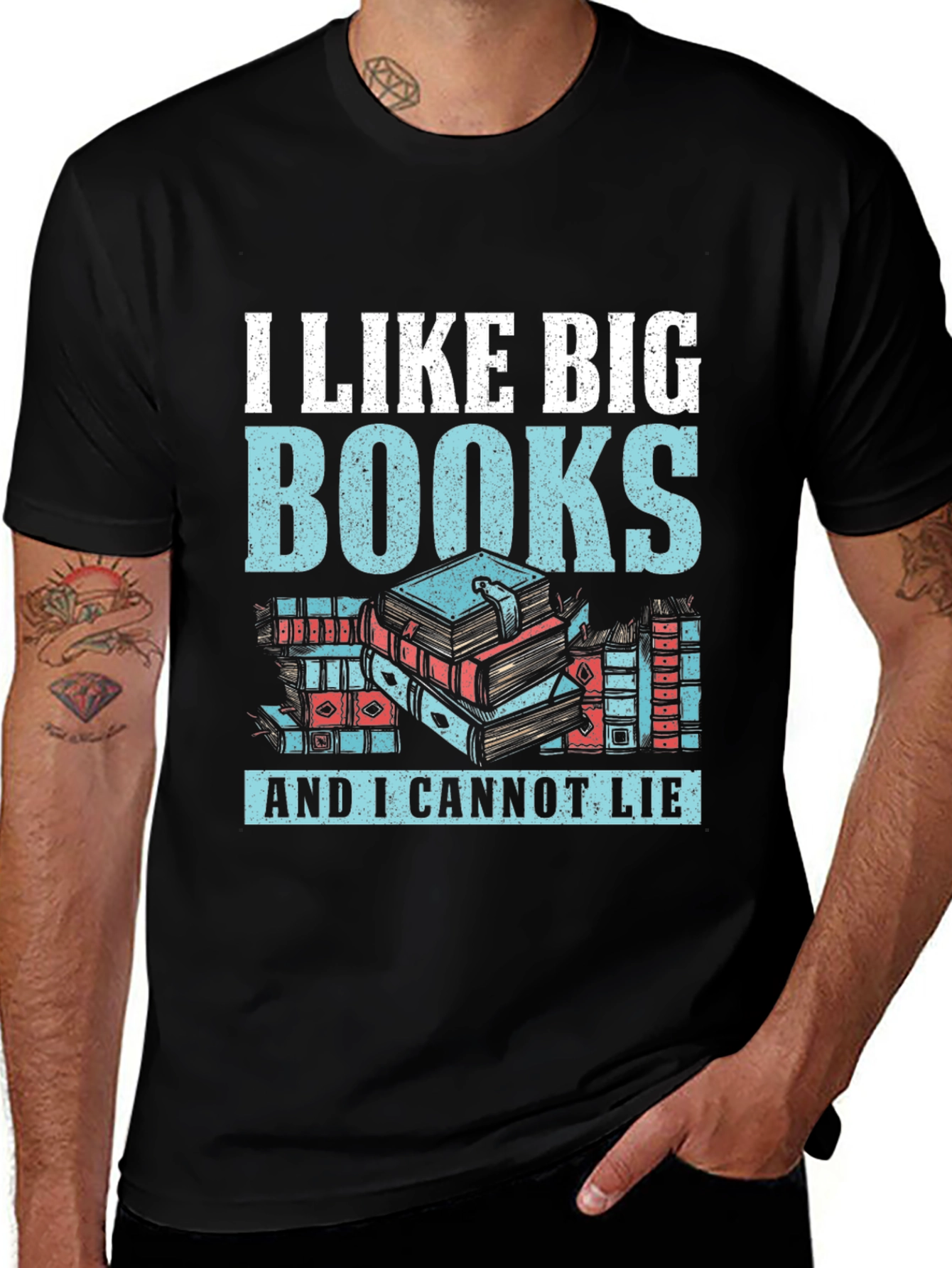I Like Big Books T-Shirt for Book Lovers