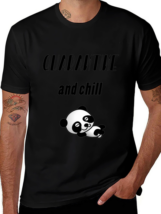 Quarantine & Chill Panda T-Shirt