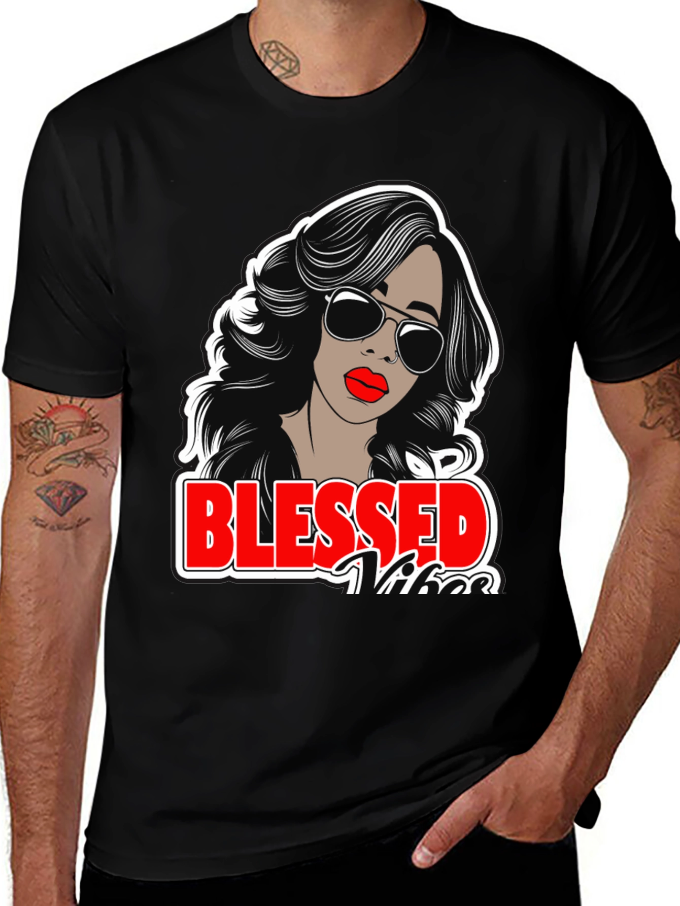 Blessed Vibes Graphic Tee - Stylish Unisex T-Shirt