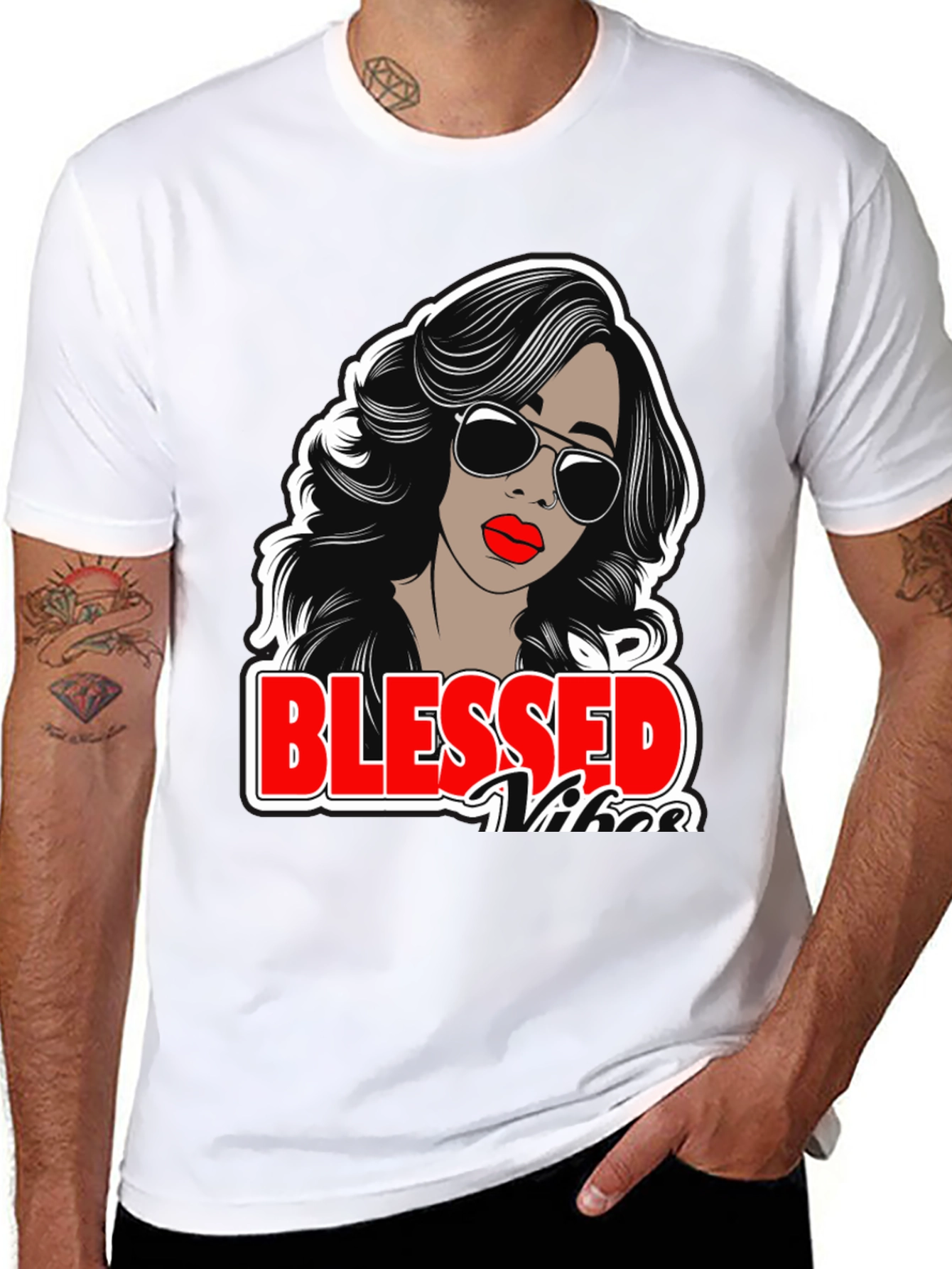 Blessed Vibes Graphic Tee - Stylish Unisex T-Shirt
