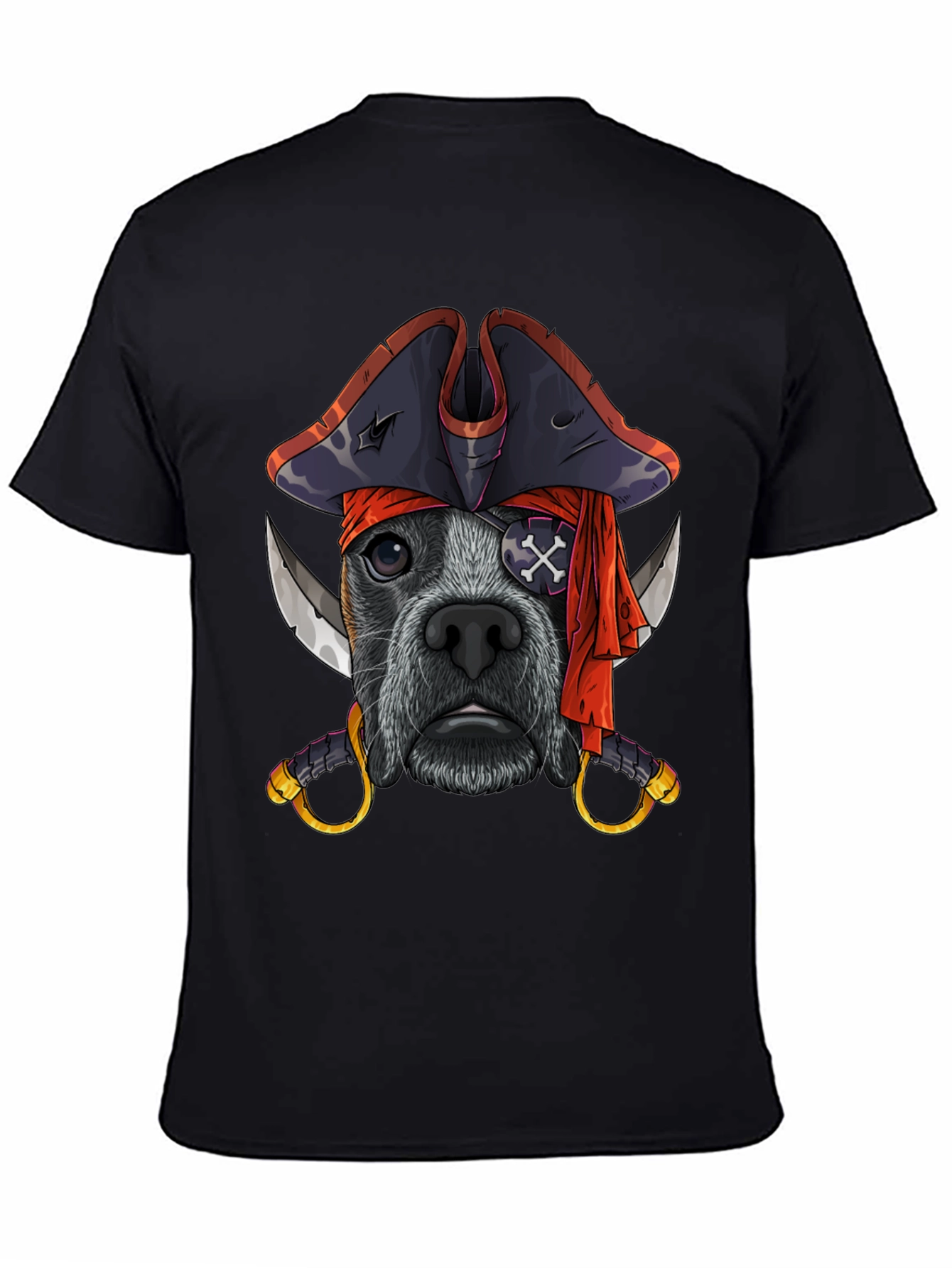 Pirate Dog T-Shirt Funny Pet Tee