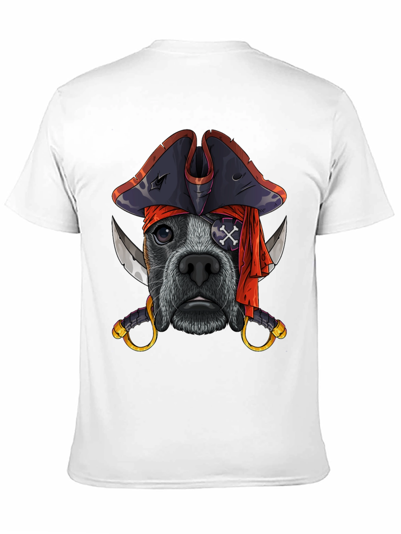 Pirate Dog T-Shirt Funny Pet Tee