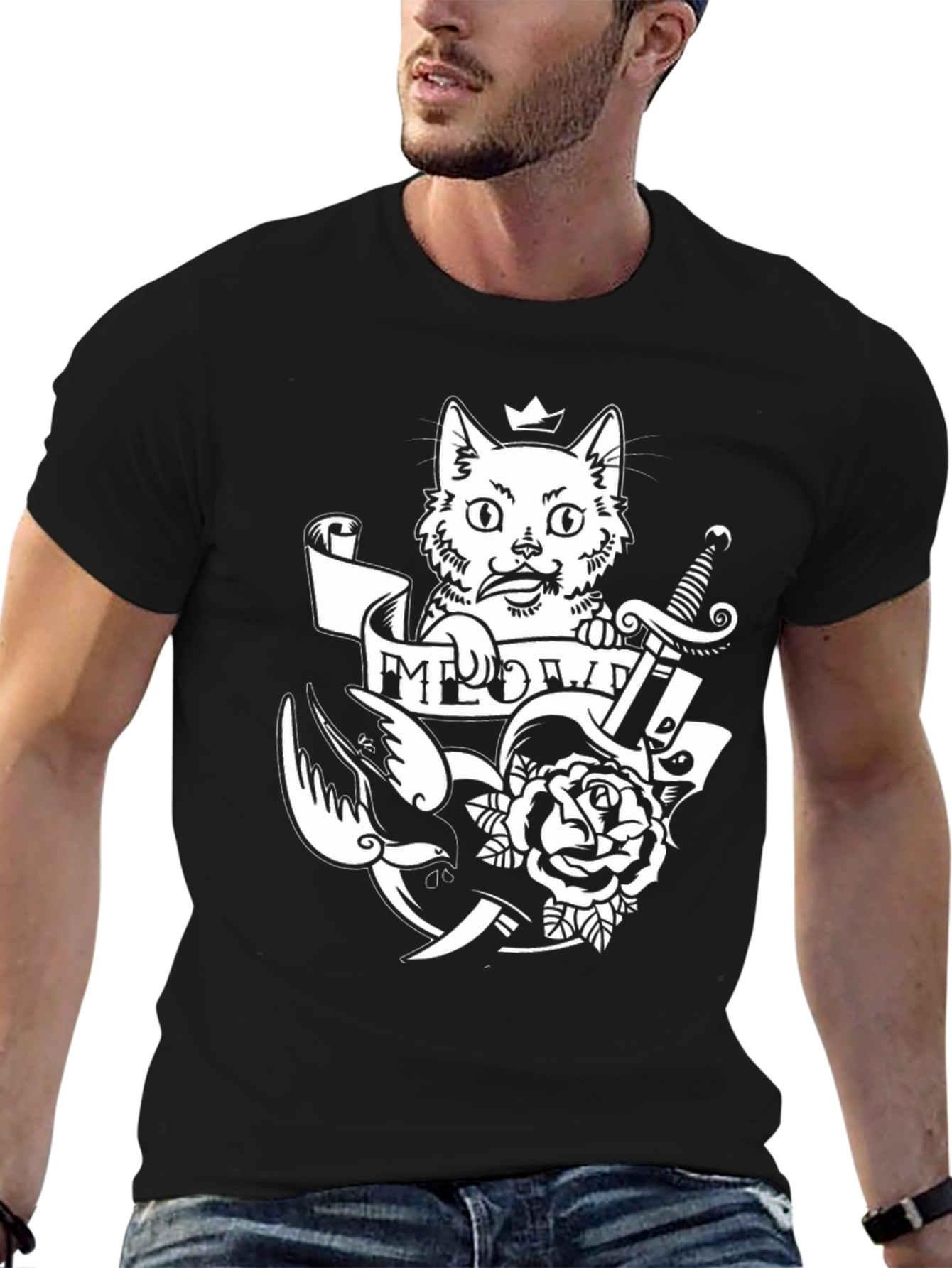 Meowdy Cat T-Shirt - Funny Graphic Tee