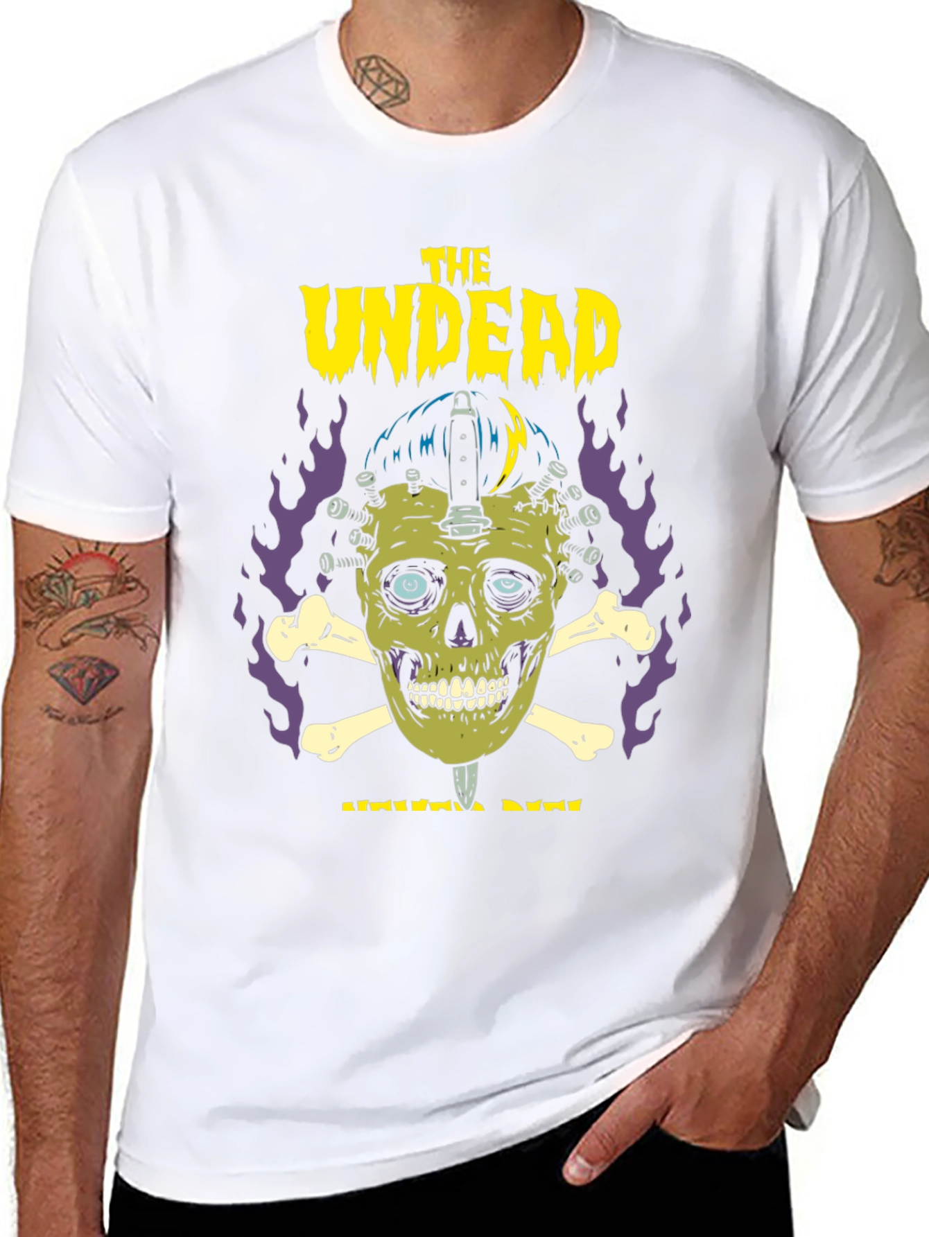The Undead Graphic Print T-Shirt - Halloween Ready!