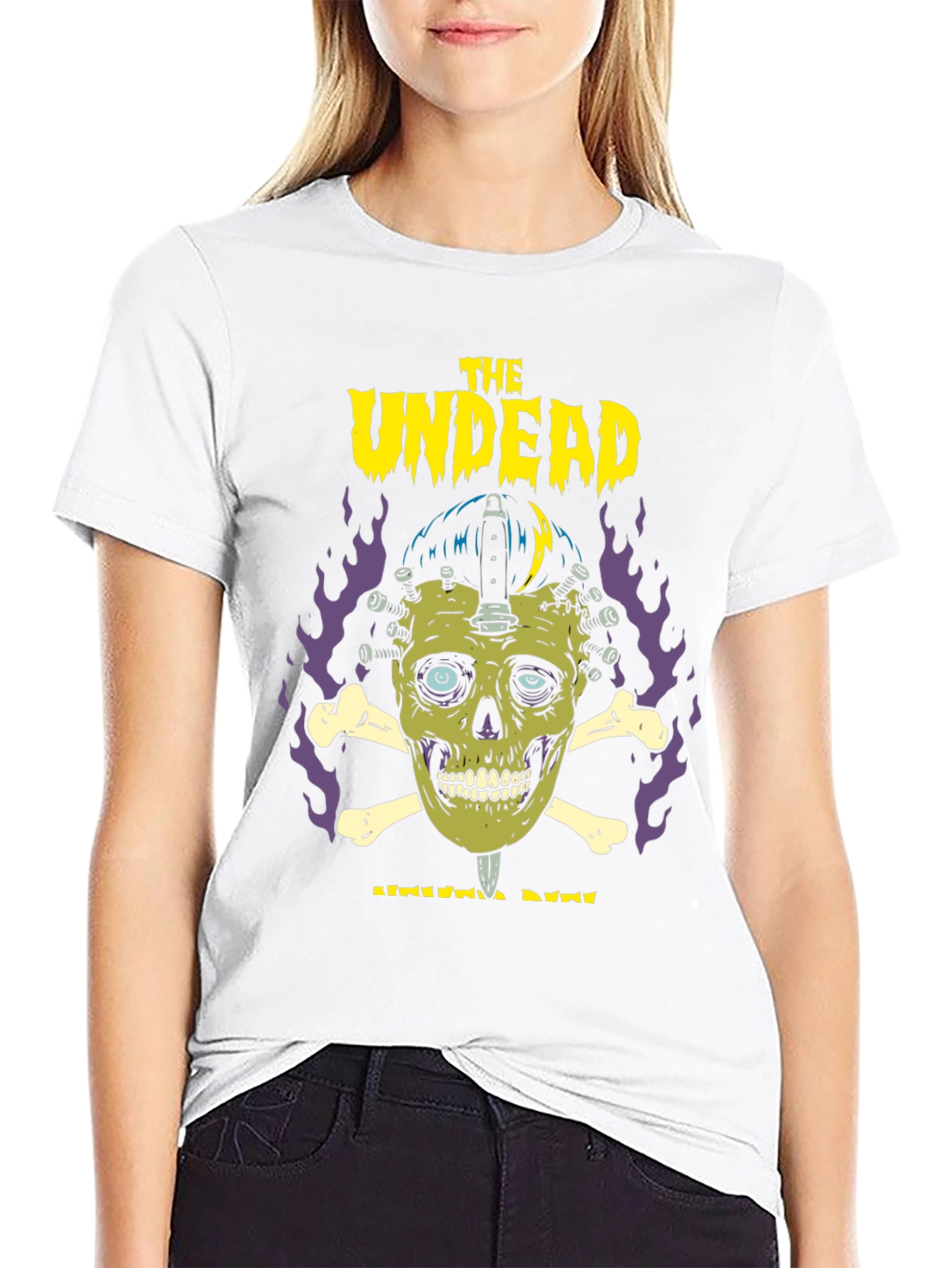 The Undead Graphic Print T-Shirt - Halloween Ready!