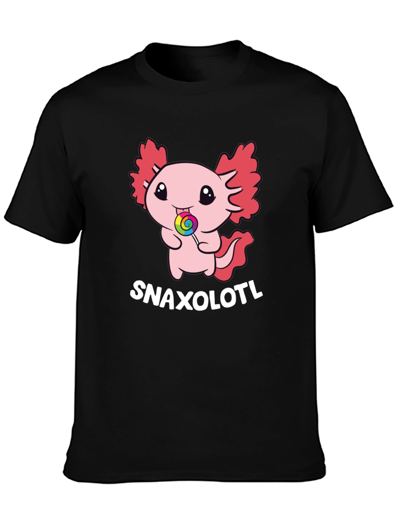 Snaxolotl T-Shirt - Cute Axolotl Candy Tee