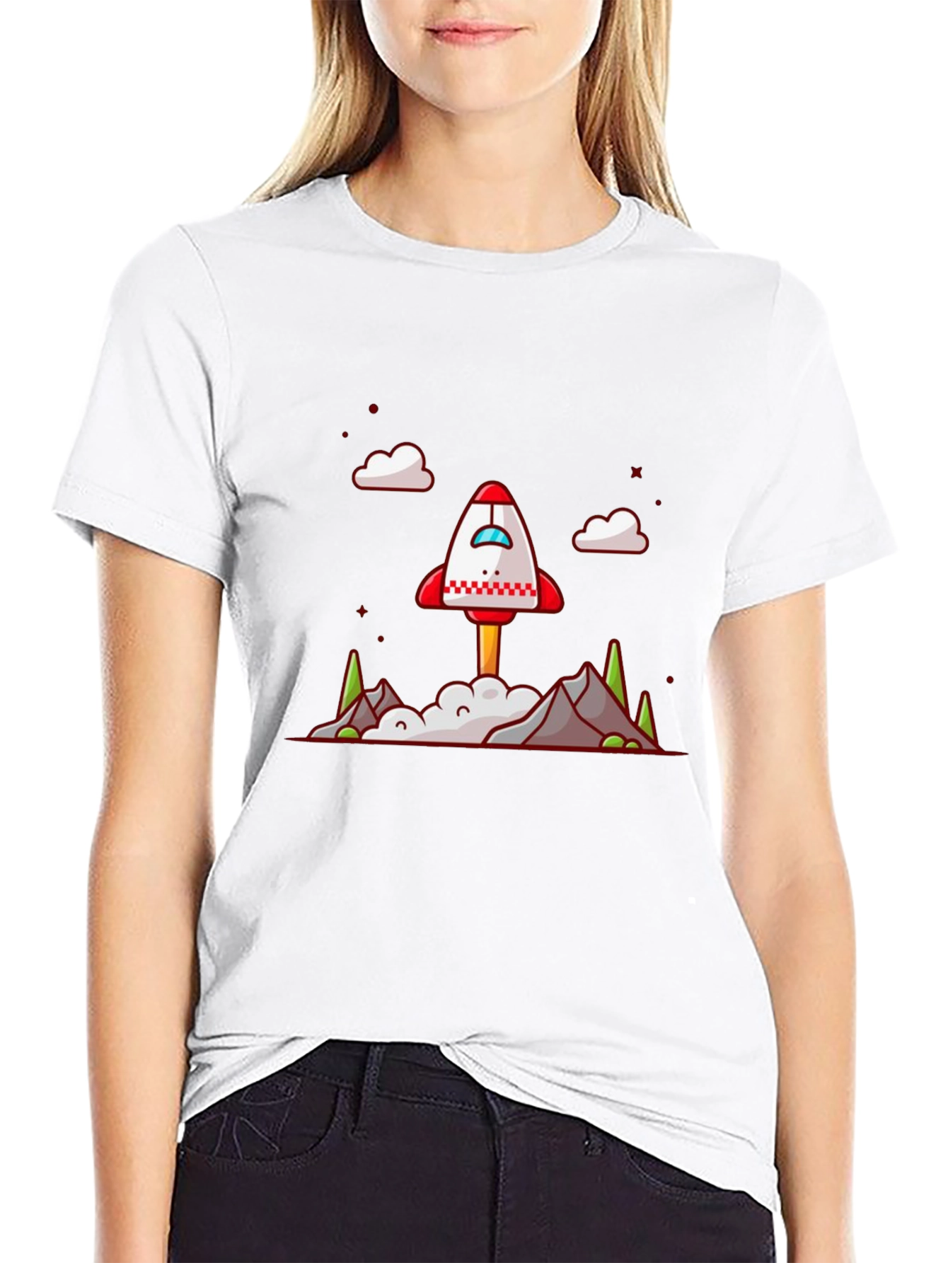 Rocket Launch T-Shirt - Blast Off in Style!