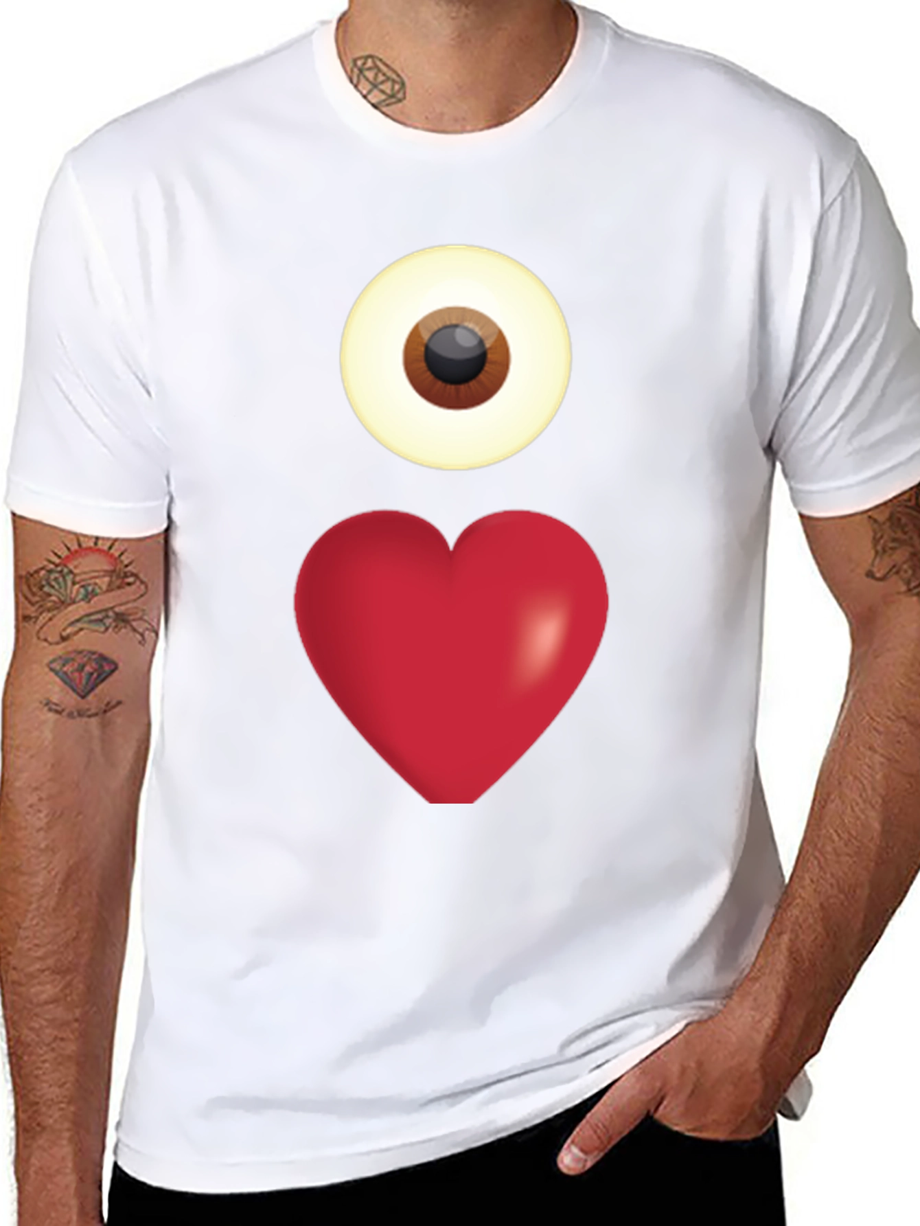 Eye Heart T-Shirt - Express Your Feelings!