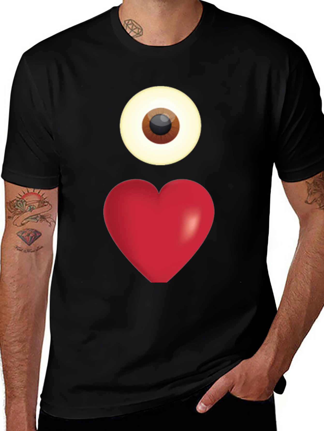 Eye Heart T-Shirt - Express Your Feelings!