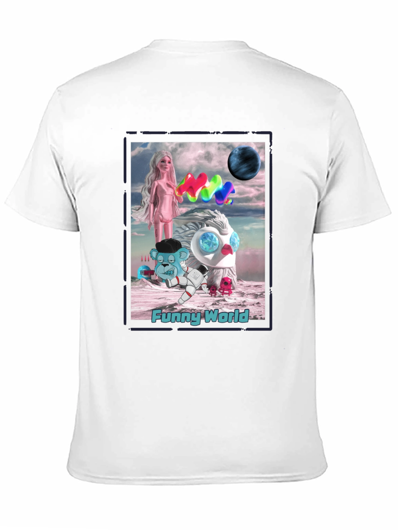 Funny World Graphic T-Shirt - Unique Art Tee