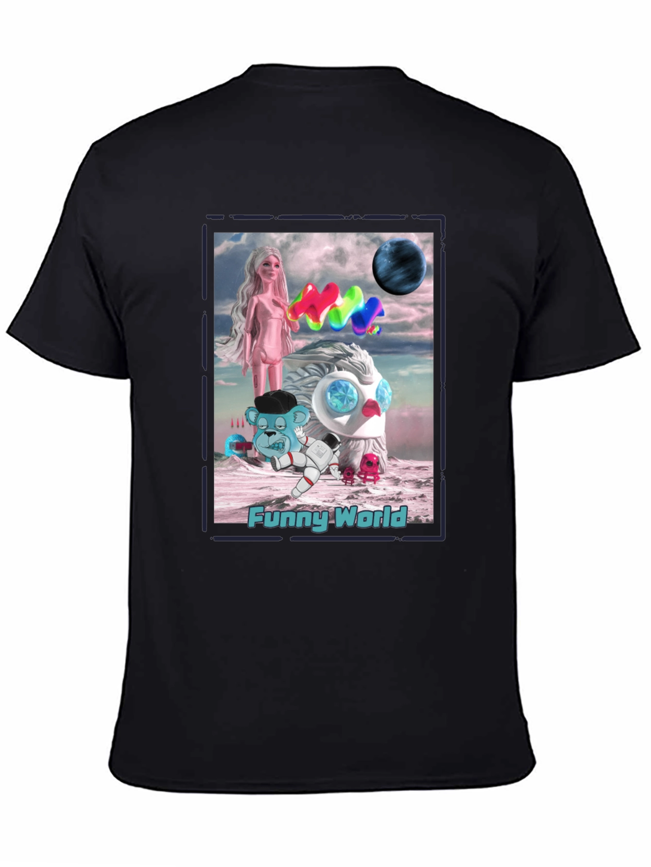 Funny World Graphic T-Shirt - Unique Art Tee