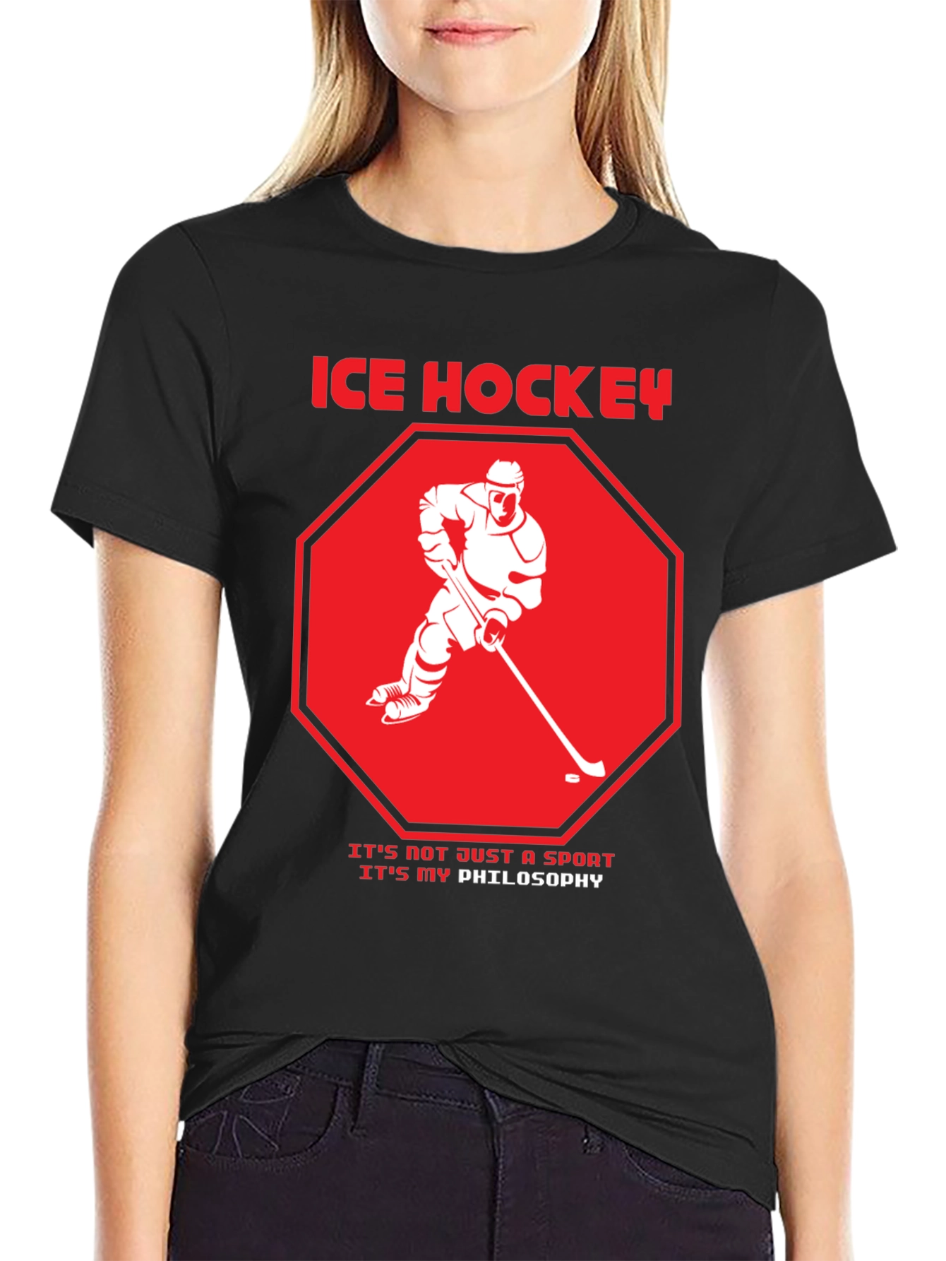 Ice Hockey Philosophy T-Shirt - Sport & Style