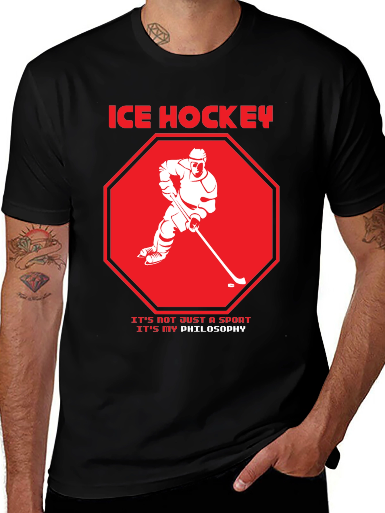 Ice Hockey Philosophy T-Shirt - Sport & Style