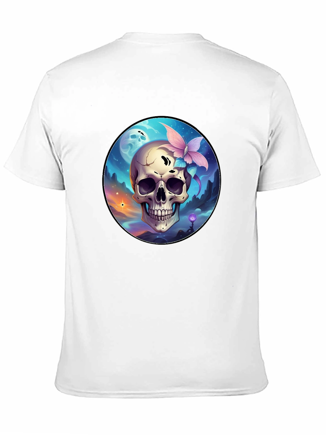 Skull & Butterfly Graphic Tee