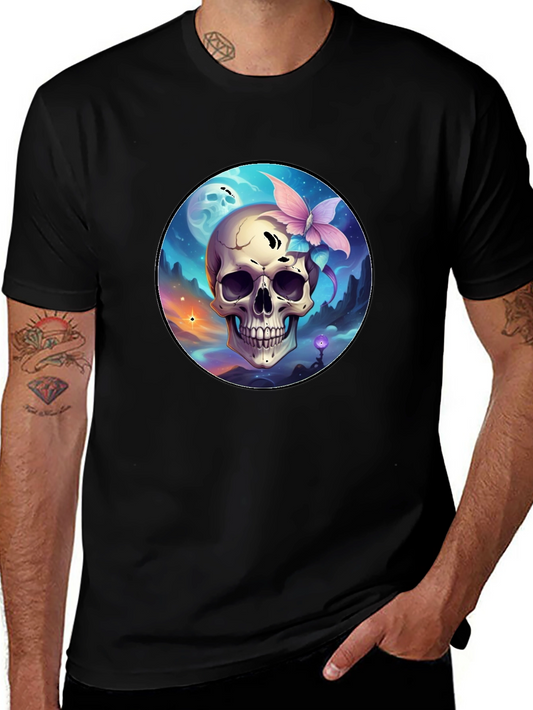Skull & Butterfly Graphic Tee
