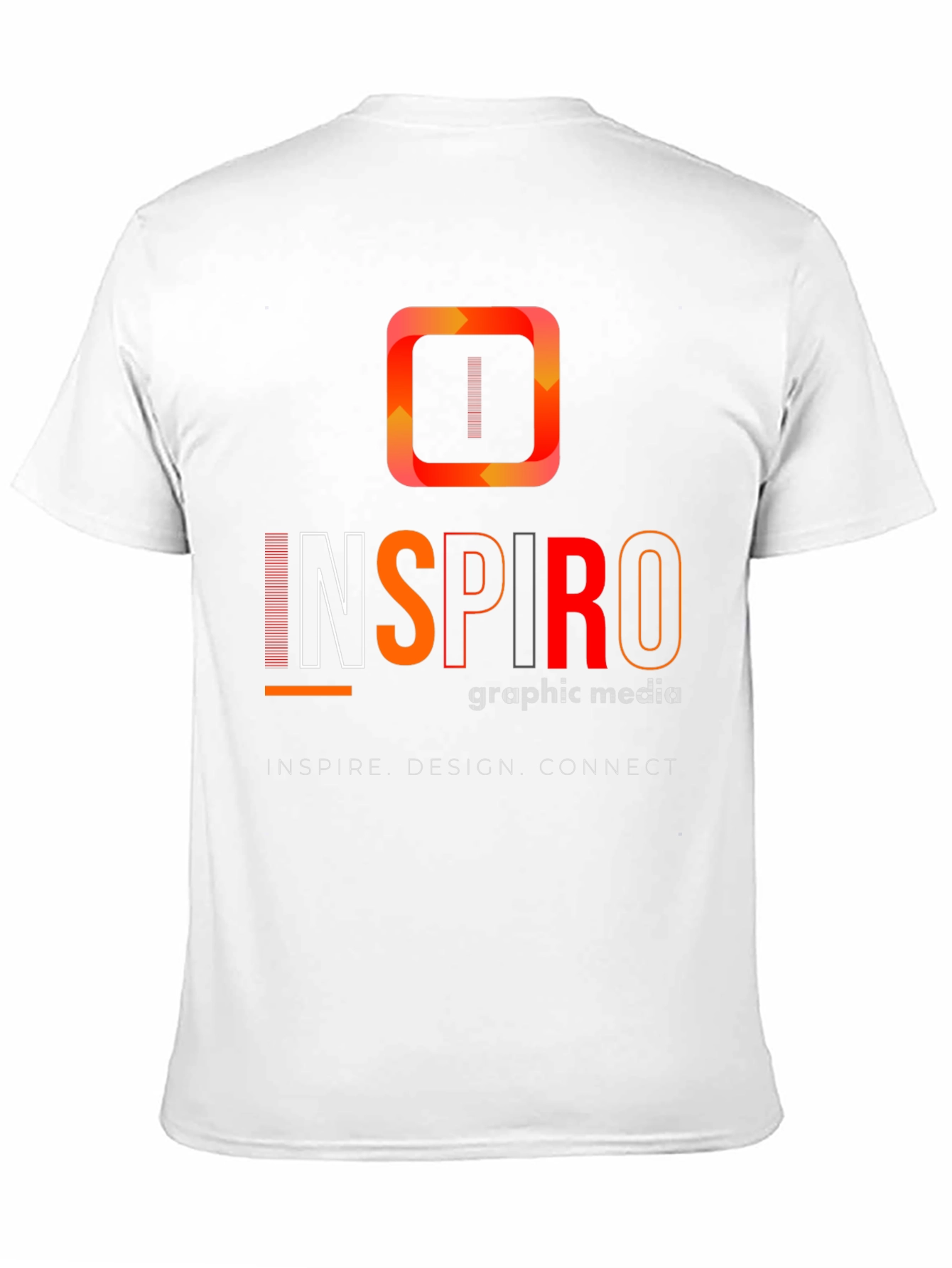 Inspiro Graphic Media Black T-Shirt