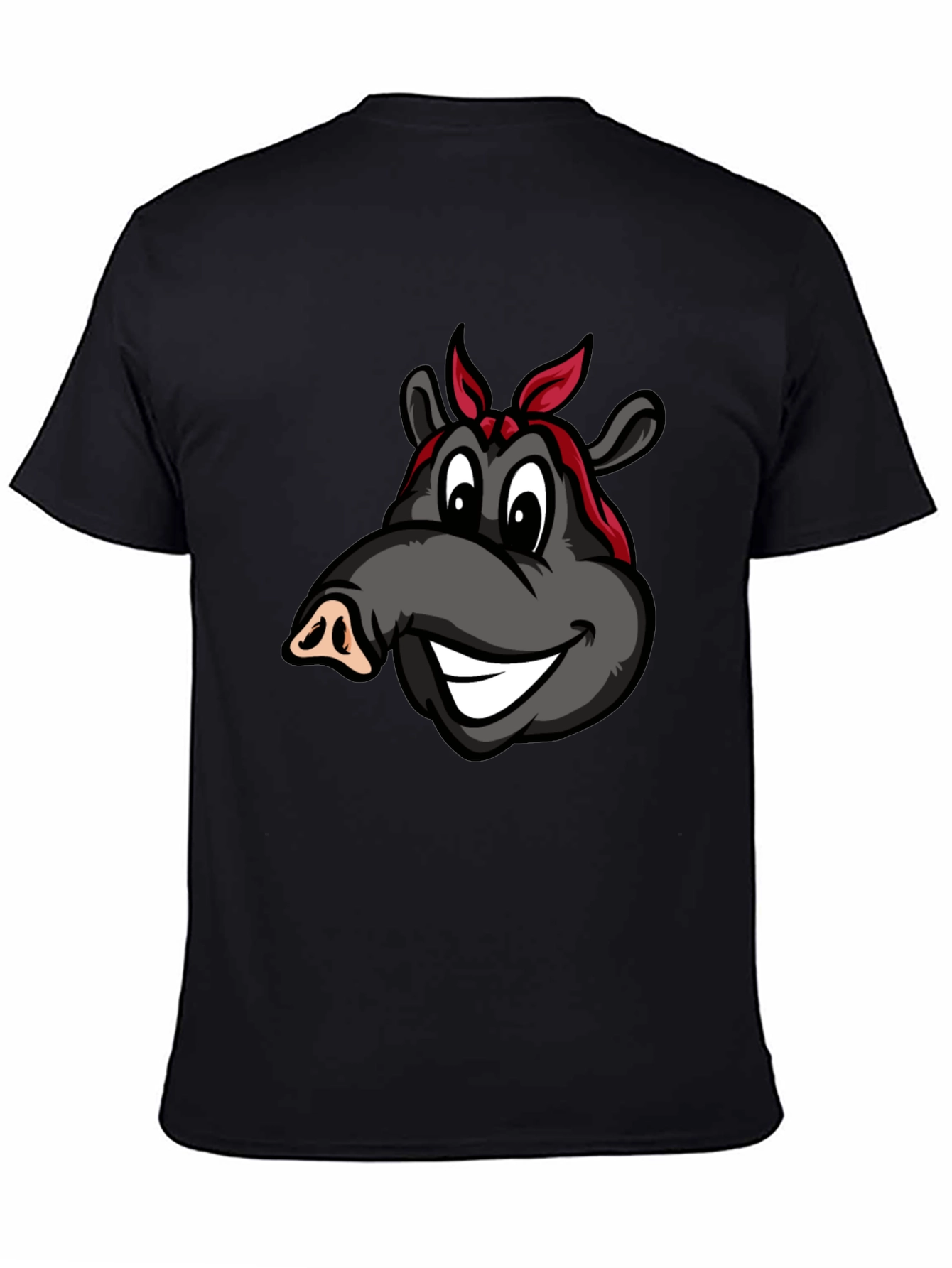 Cartoon Hippo T-Shirt - Funky Animal Graphic Tee