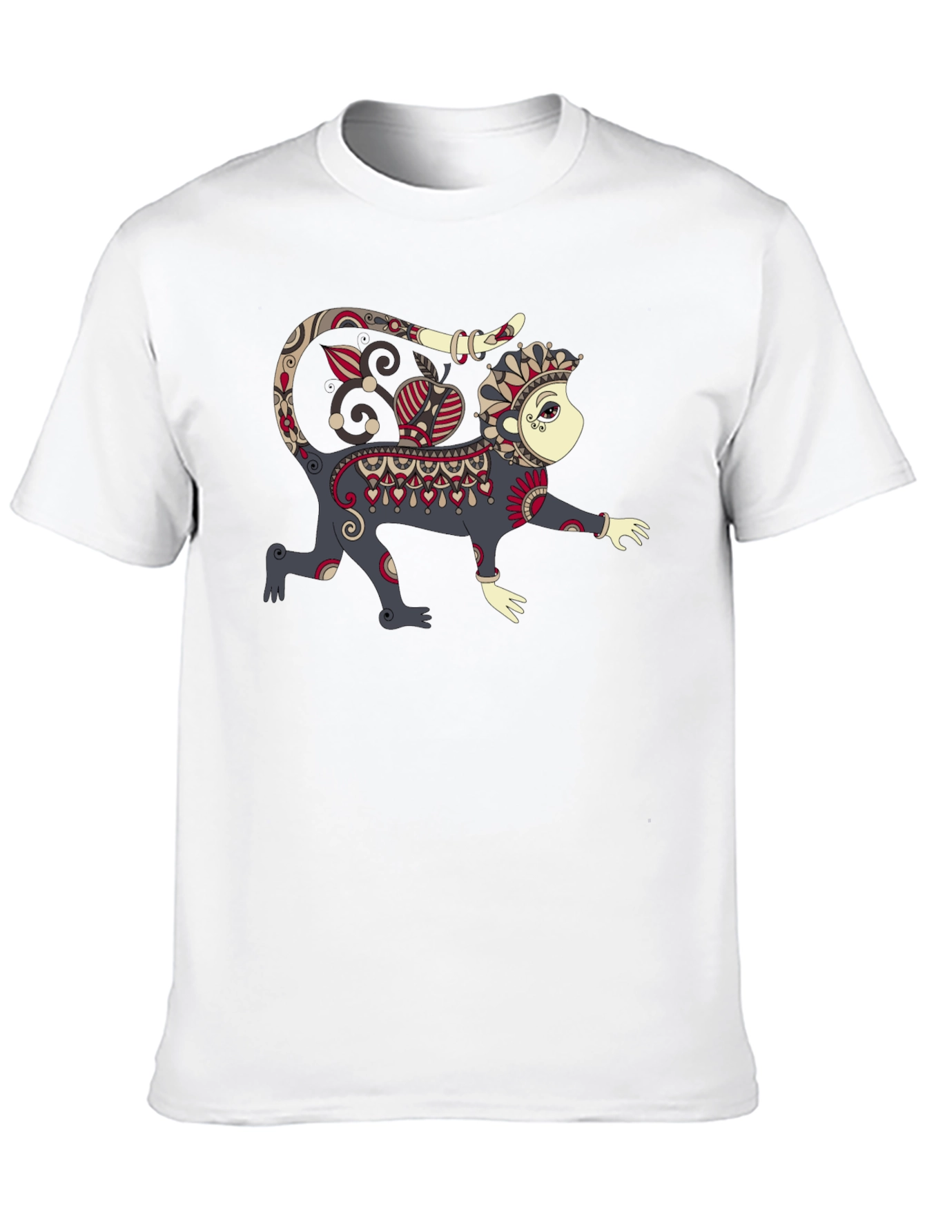 Monkey Graphic Black T-Shirt