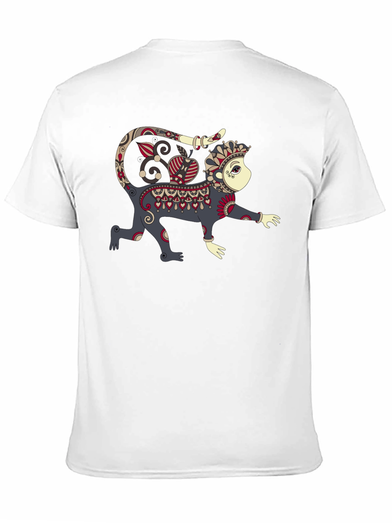 Monkey Graphic Black T-Shirt