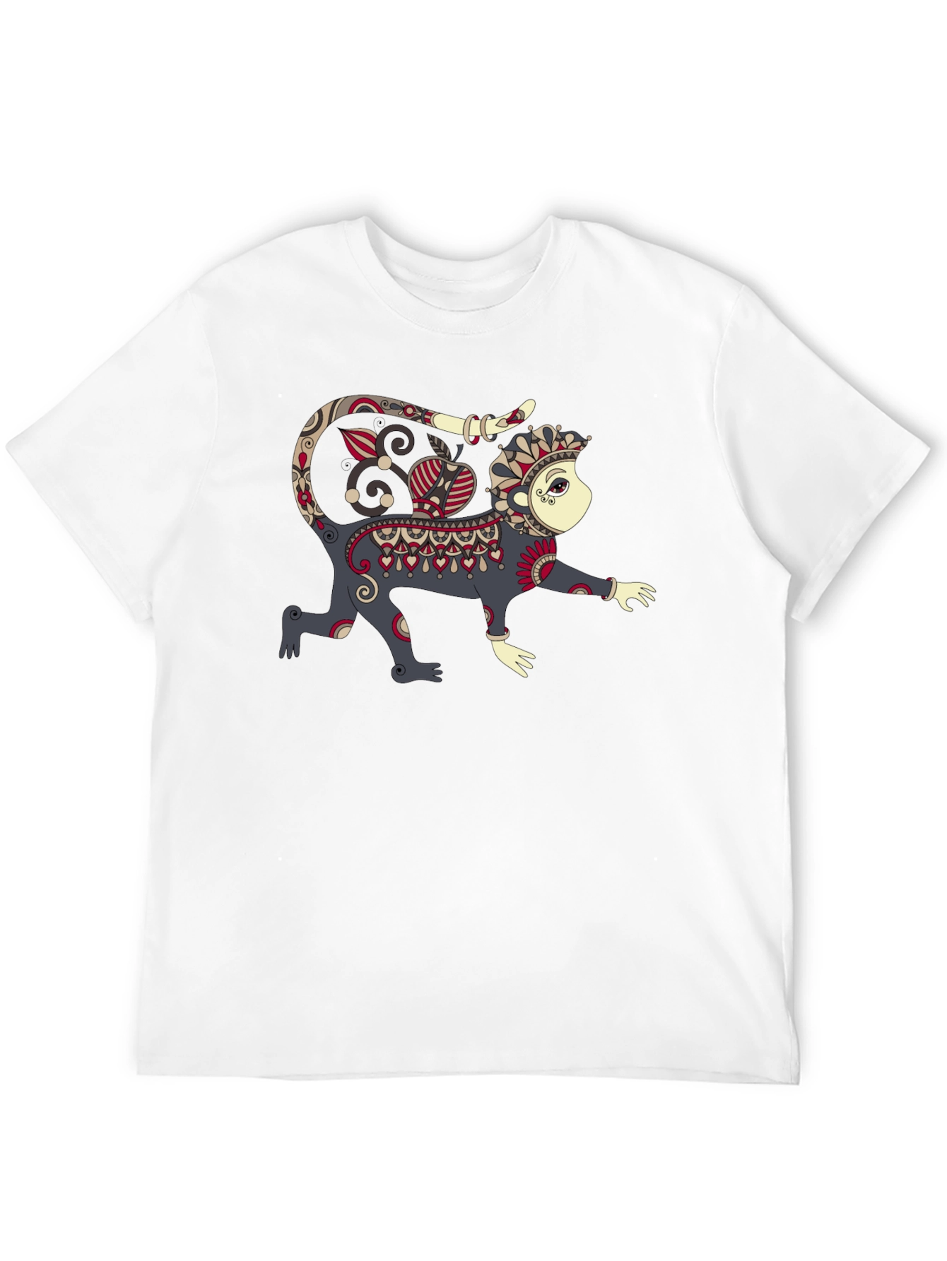 Monkey Graphic Black T-Shirt