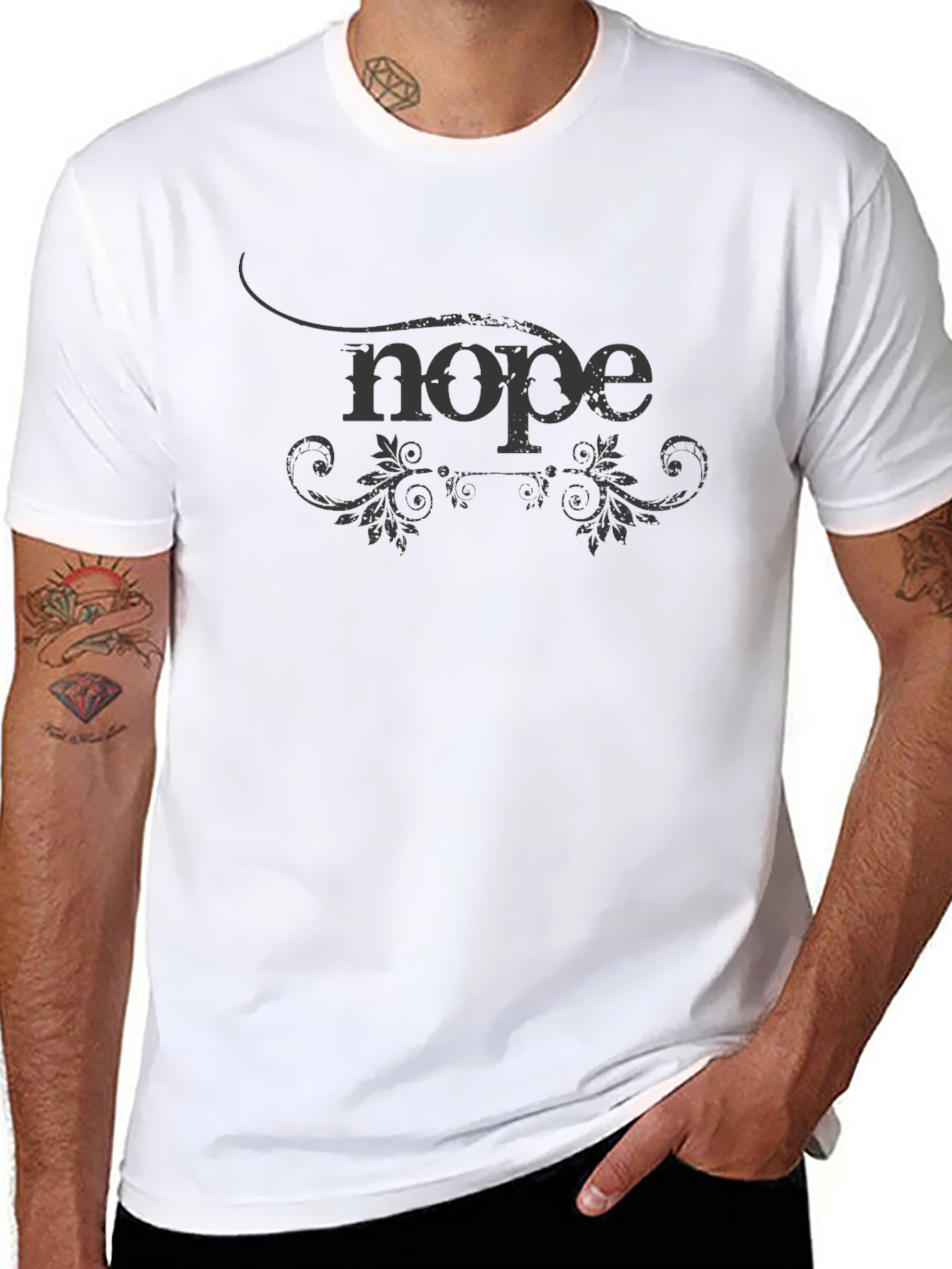 Nope Graphic Tee - Casual Style