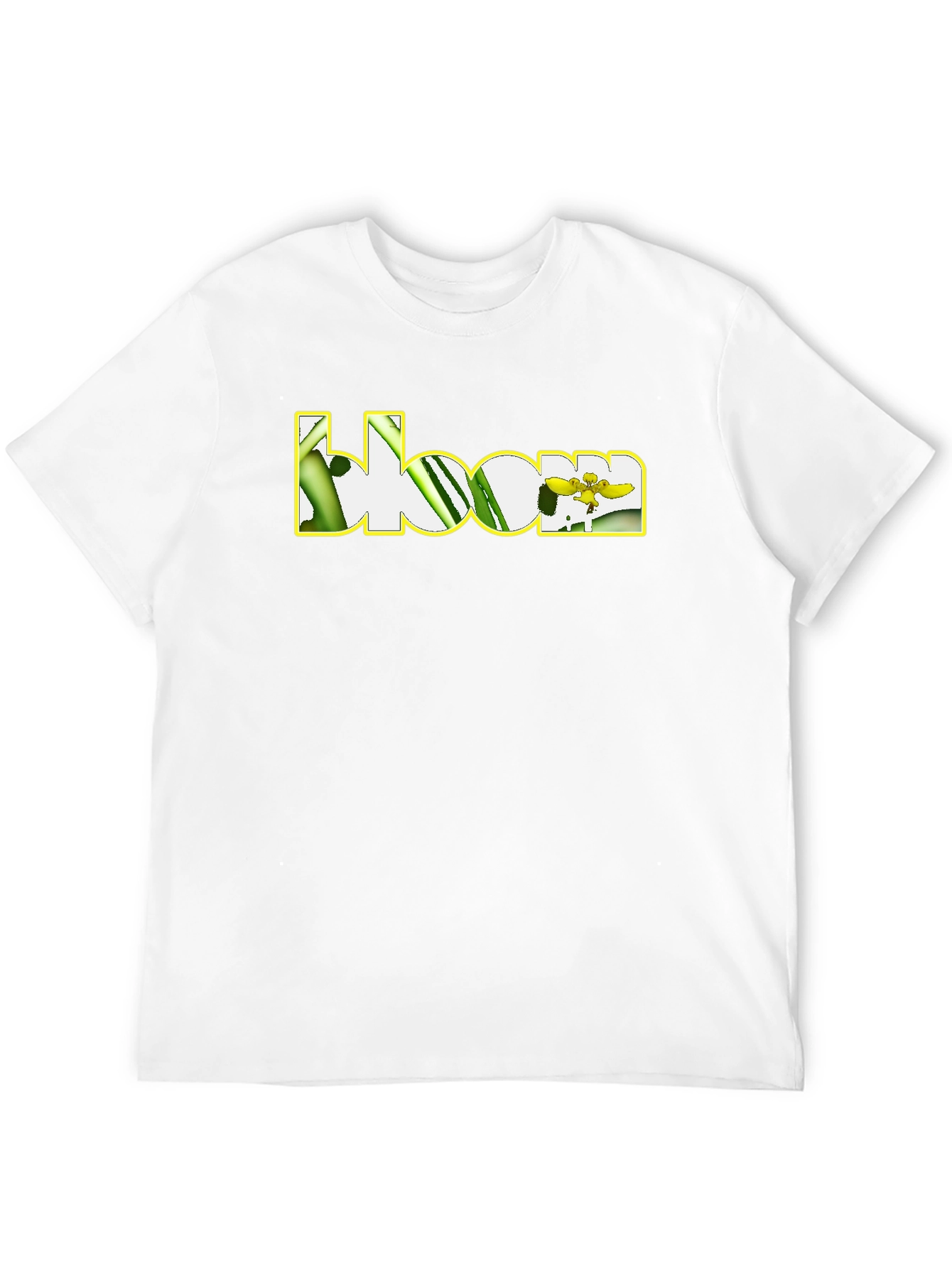 Bloom Graphic T-Shirt - Black Cotton Tee