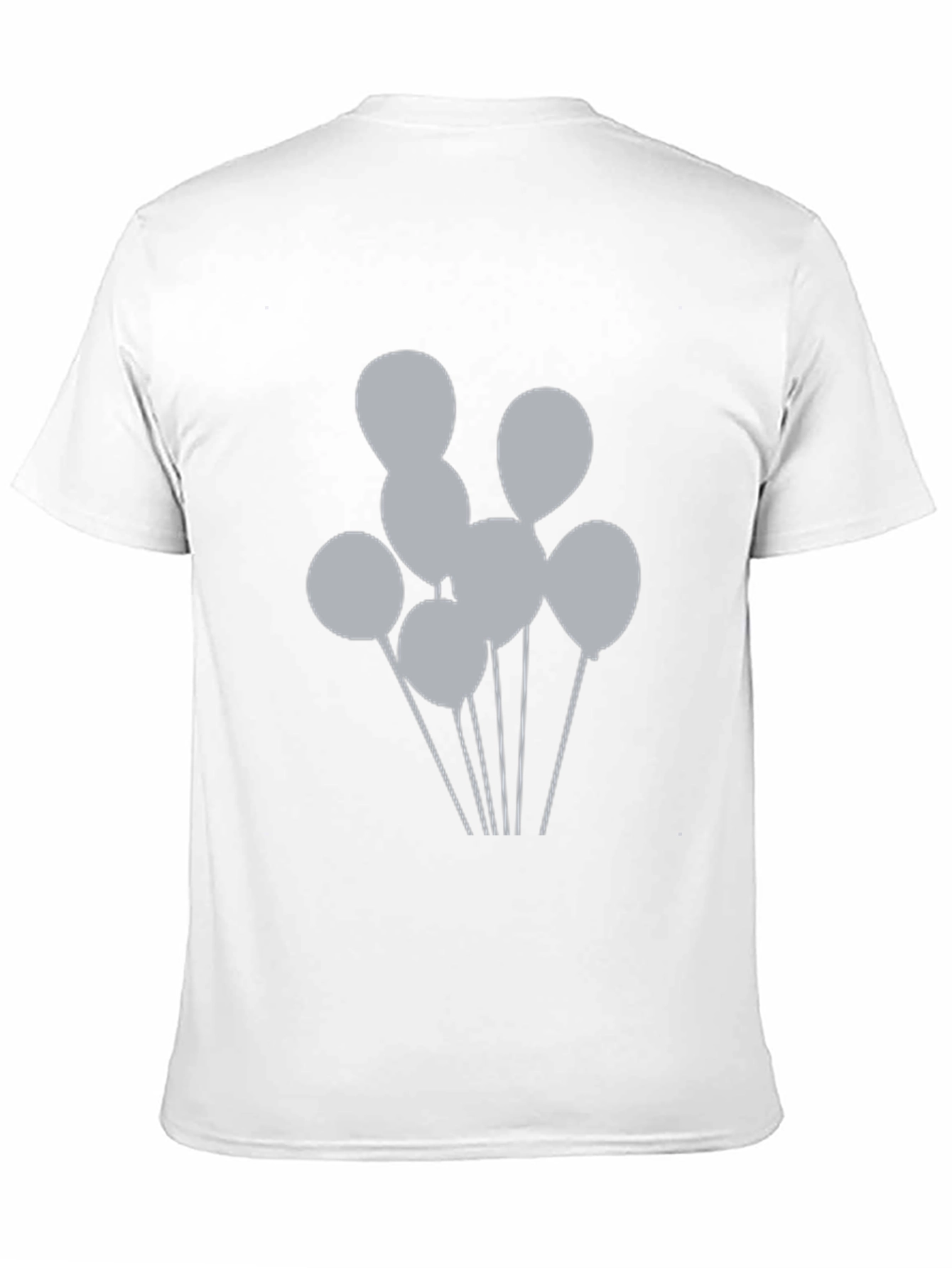 Balloon Graphic Tee - Casual Black Shirt