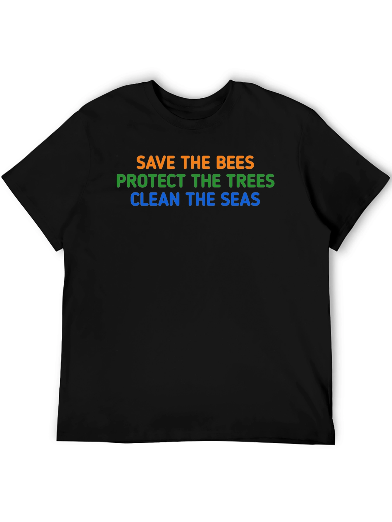 Eco-Friendly Tee: Save Bees Trees Seas
