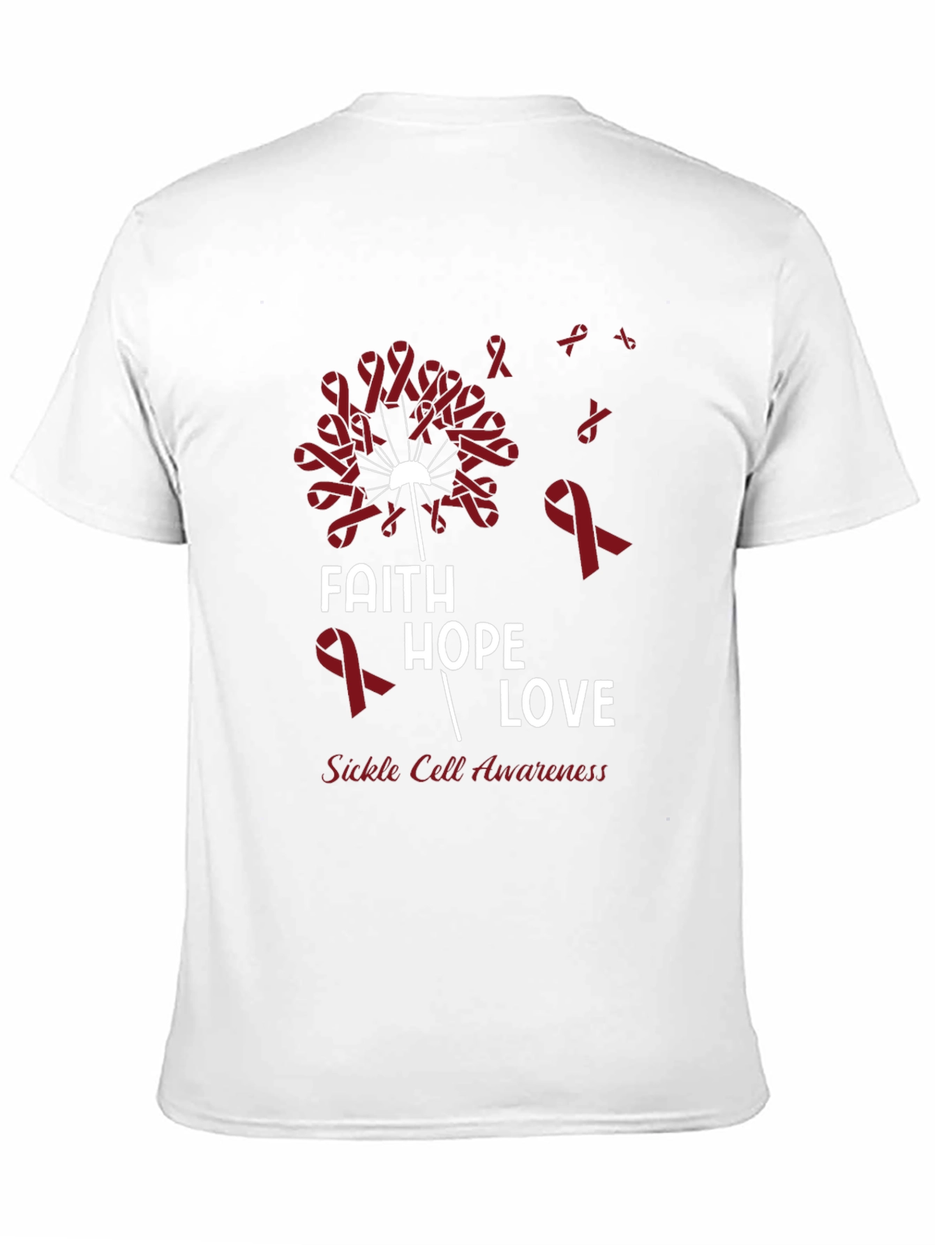 Faith Hope Love Sickle Cell Awareness T-Shirt