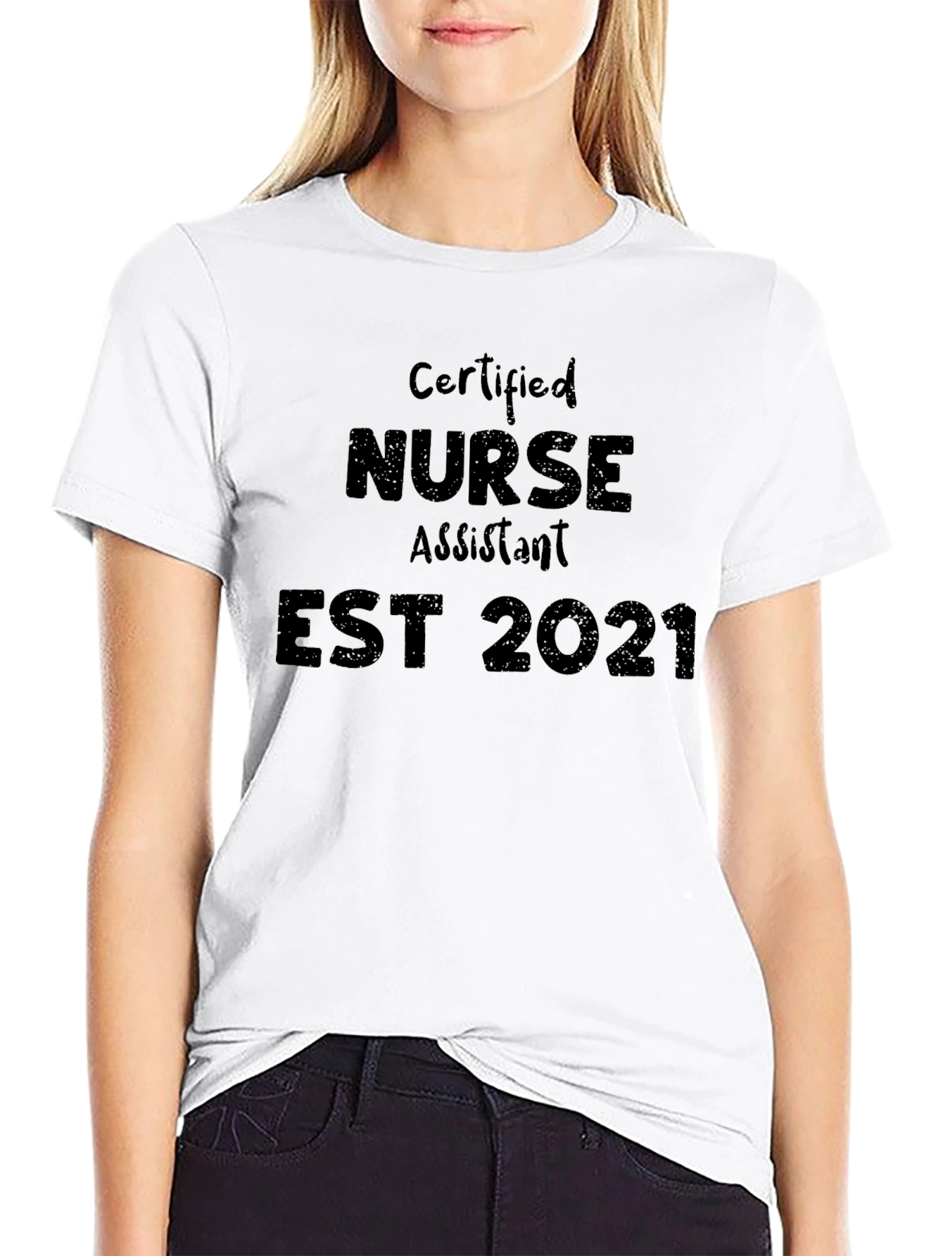 Certified Nurse Assistant Est 2021 T-Shirt