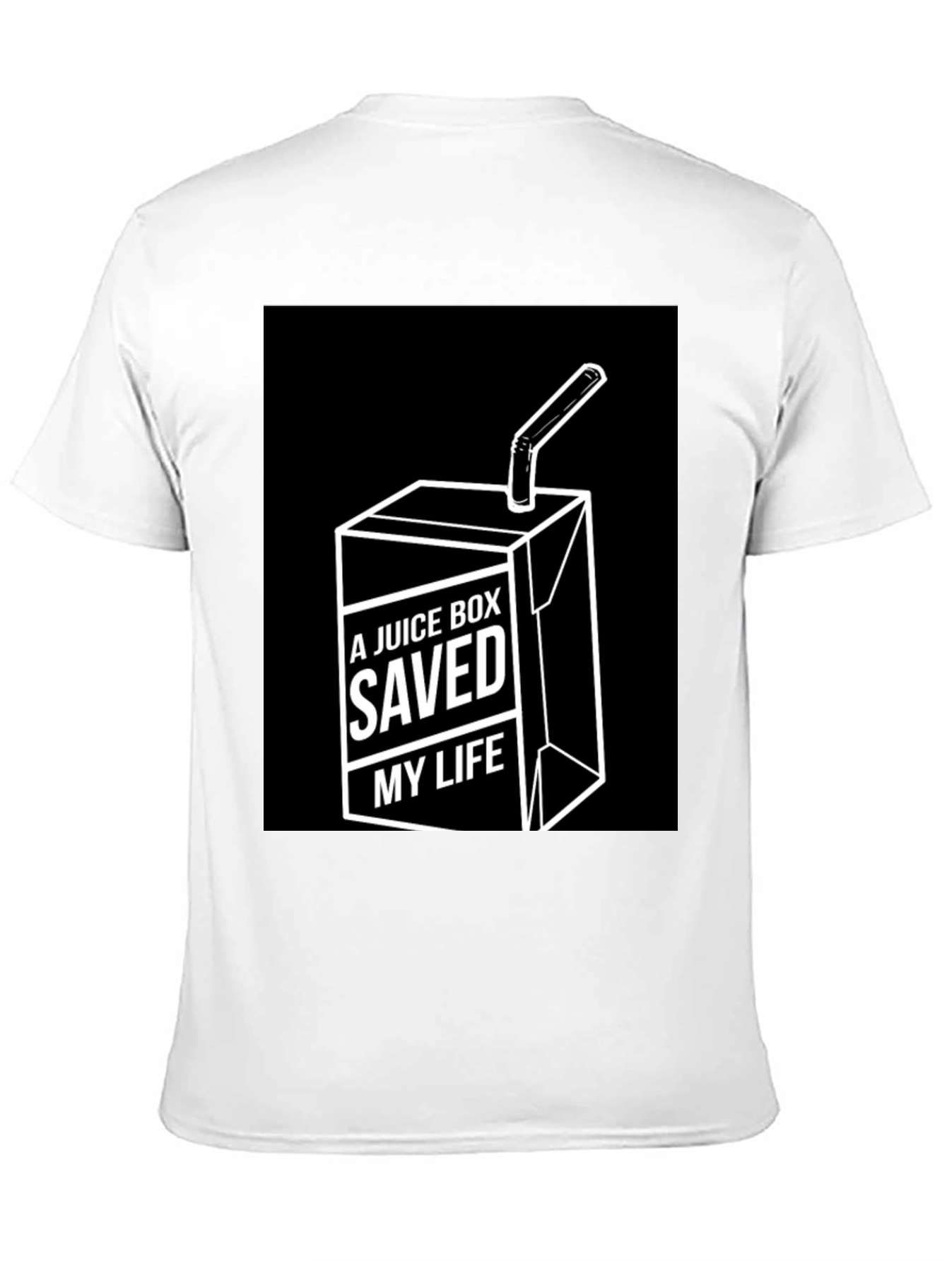 Juice Box Saved My Life Funny Graphic Tee