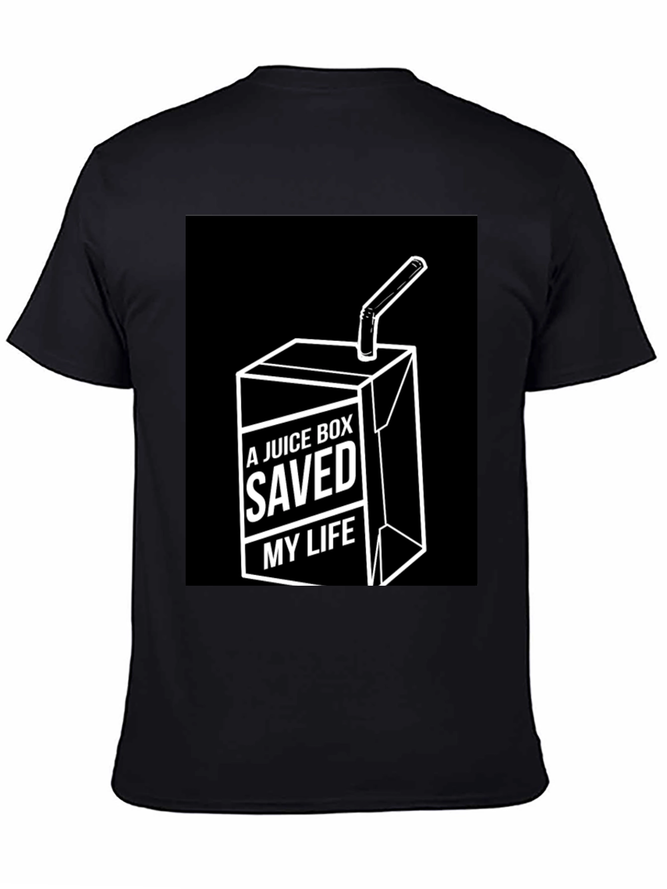 Juice Box Saved My Life Funny Graphic Tee