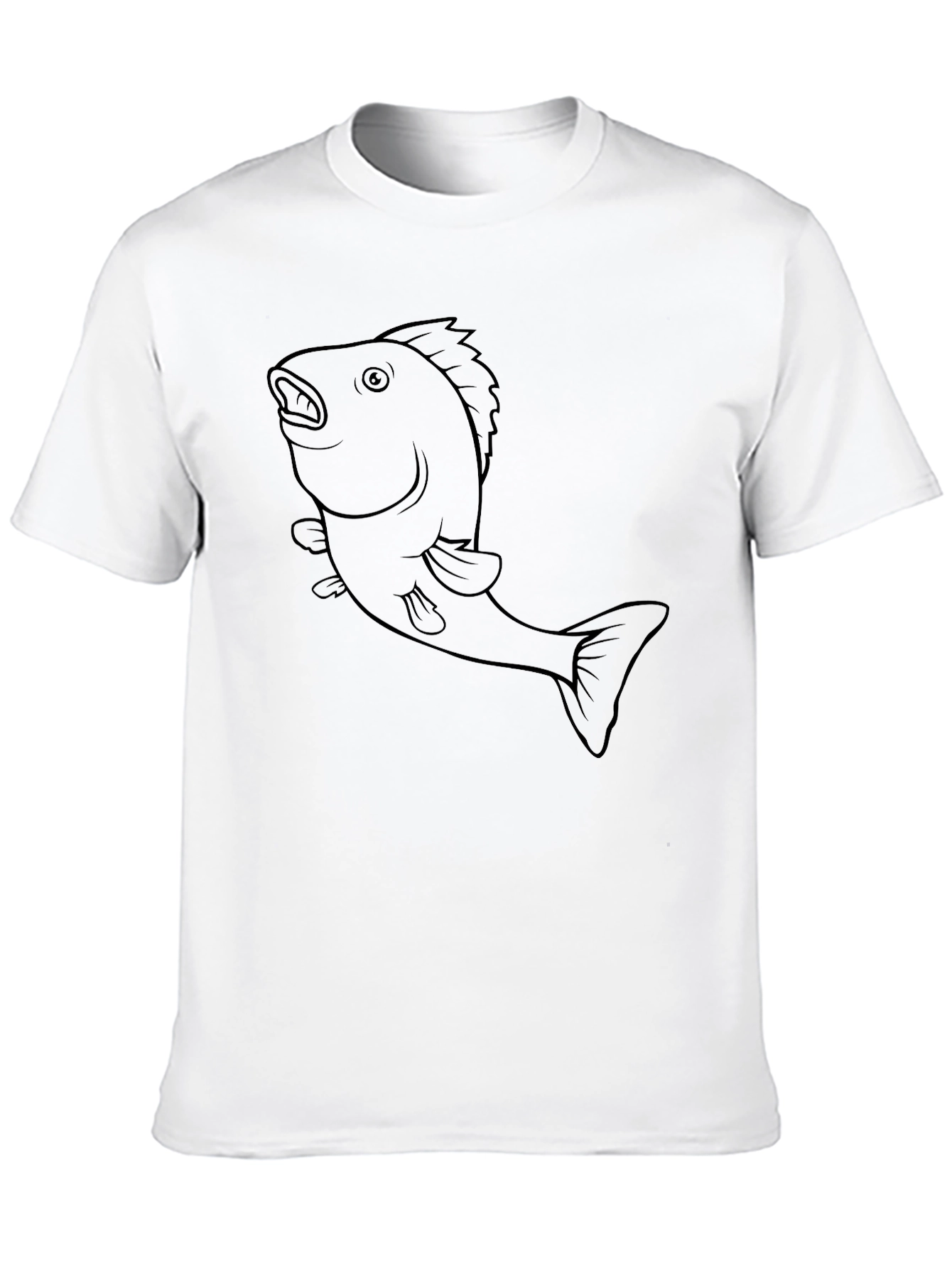 Black Fish Graphic Tee - Stylish and Unique